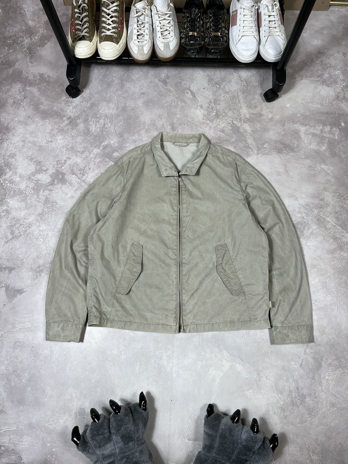 Vintage Vintage Polo Ralph Style Belfe Washed Baggy Jacket Size US M / EU 48-50 / 2 - 1 Thumbnail