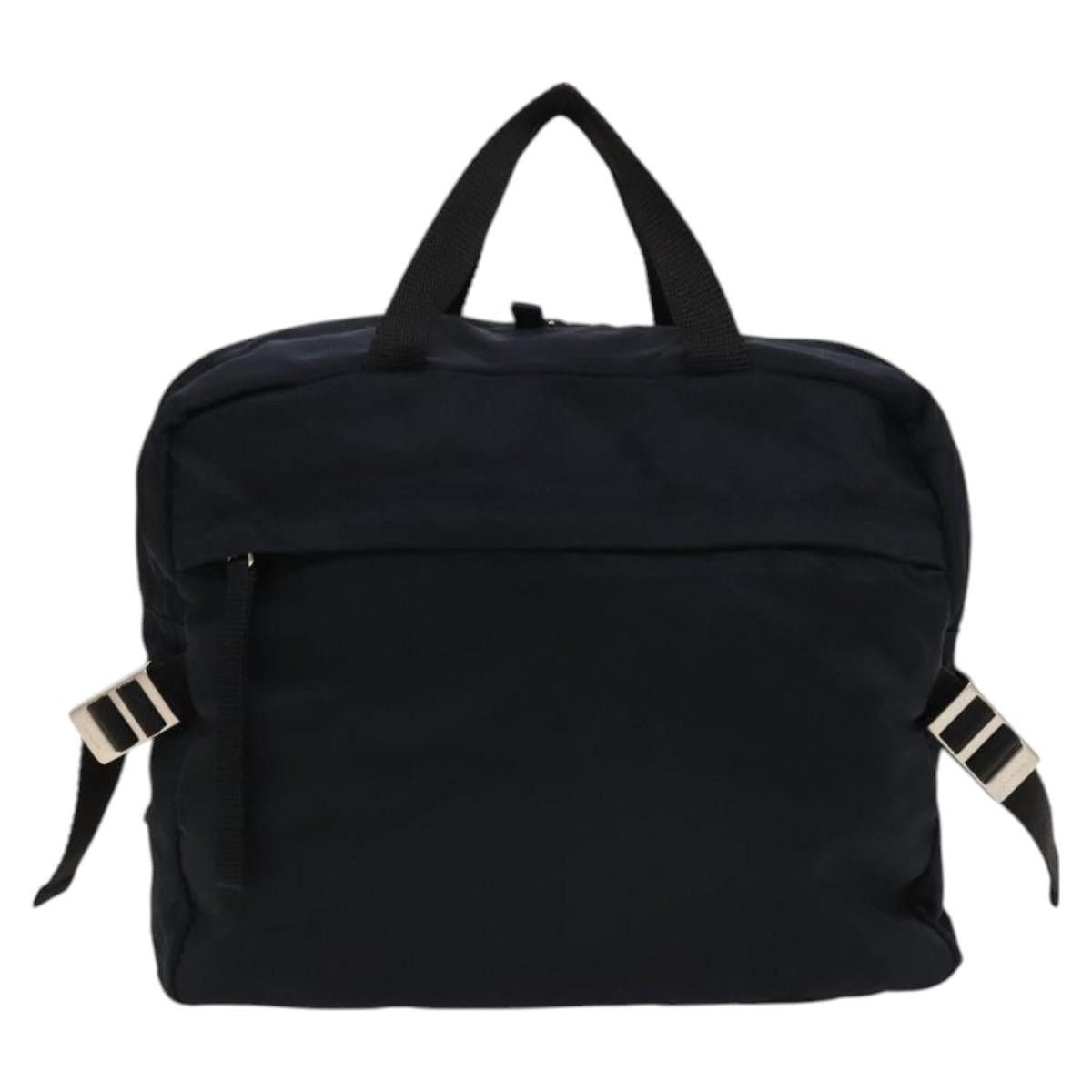 Prada PRADA Backpack Nylon Navy Silver Size ONE SIZE - 2 Thumbnail