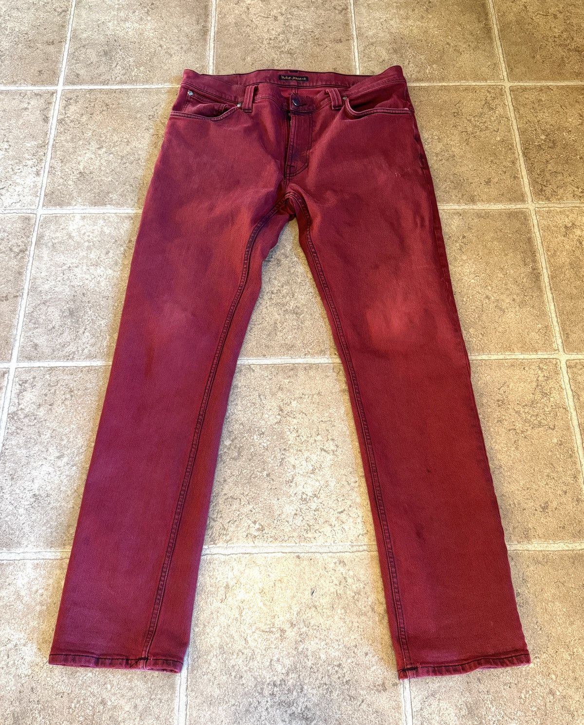 Nudie Jeans *RARE* Nudie Jeans Red over Blue size 36x34 Size US 36 / EU 52 - 3 Thumbnail