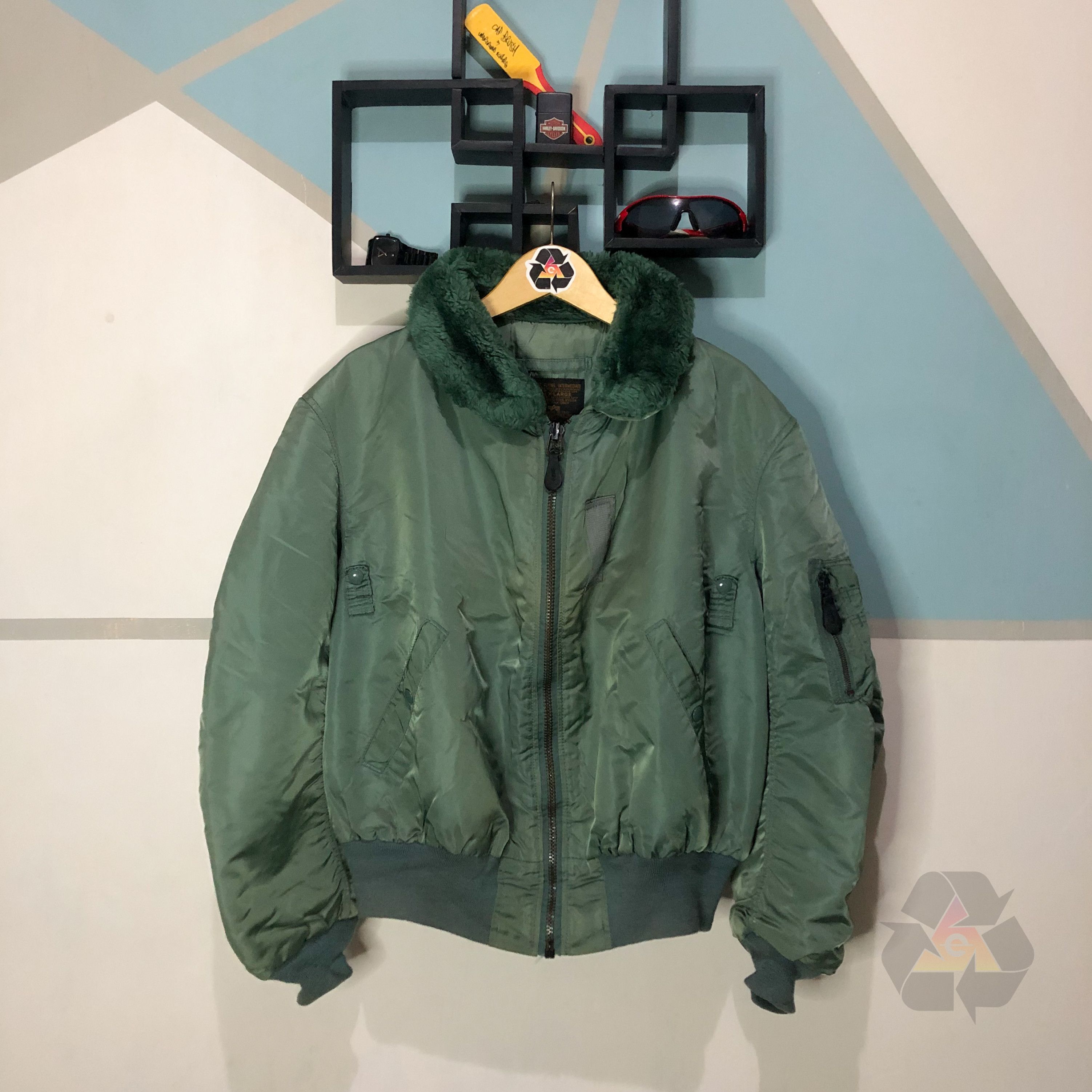 Alpha Industries Vintage 90s Alpha Industries Type B-15D Flying