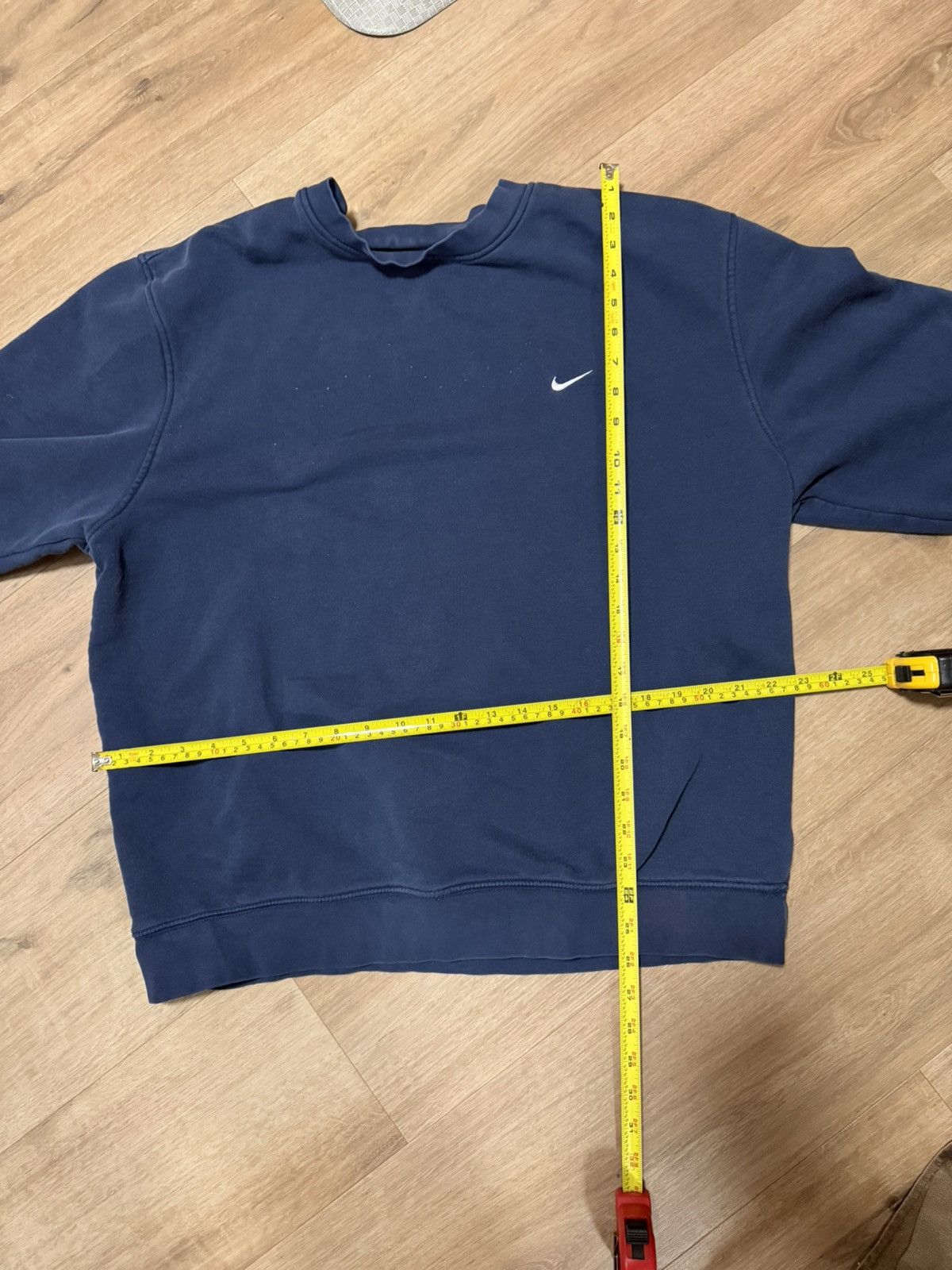 Nike Y2K Nike navy sweatshirt Size US L / EU 52-54 / 3 - 3 Thumbnail
