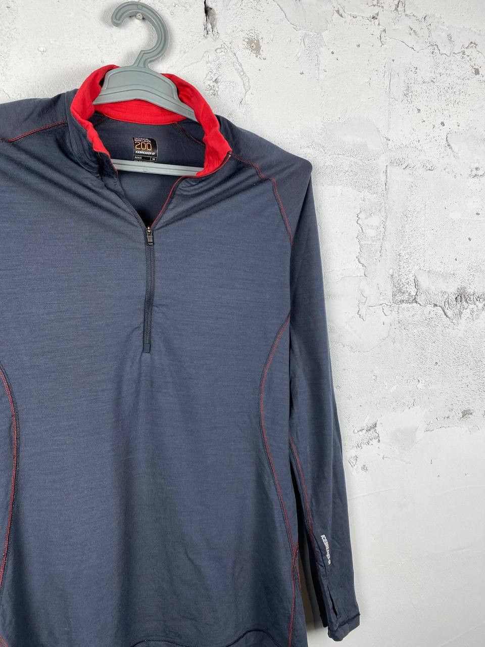 Icebreaker Icebreaker Merino GT 200 Wool Quarter Zip Tech Sweater Size US M / EU 48-50 / 2 - 2 Thumbnail