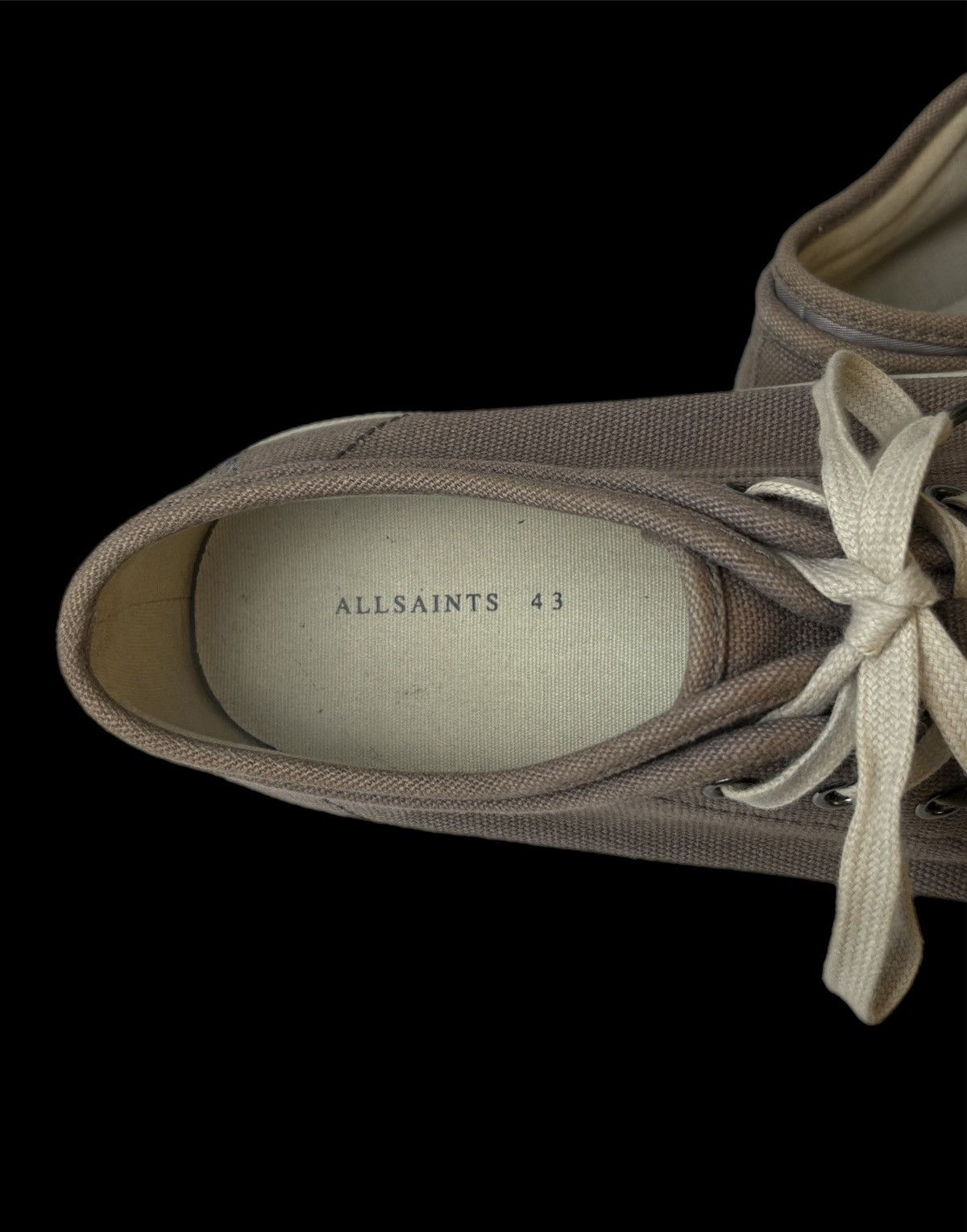 Allsaints AllSaints Rigg Sneakers Oxford Khaki/Green Canvas Size US 10 / EU 43 - 7 Thumbnail