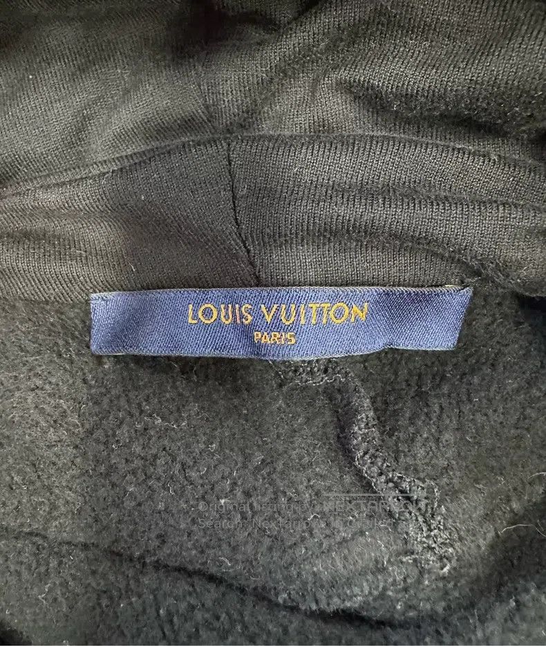 Louis Vuitton Louis Vuitton Black Full Print Circumferential Hoodie Size US M / EU 48-50 / 2 - 3 Thumbnail