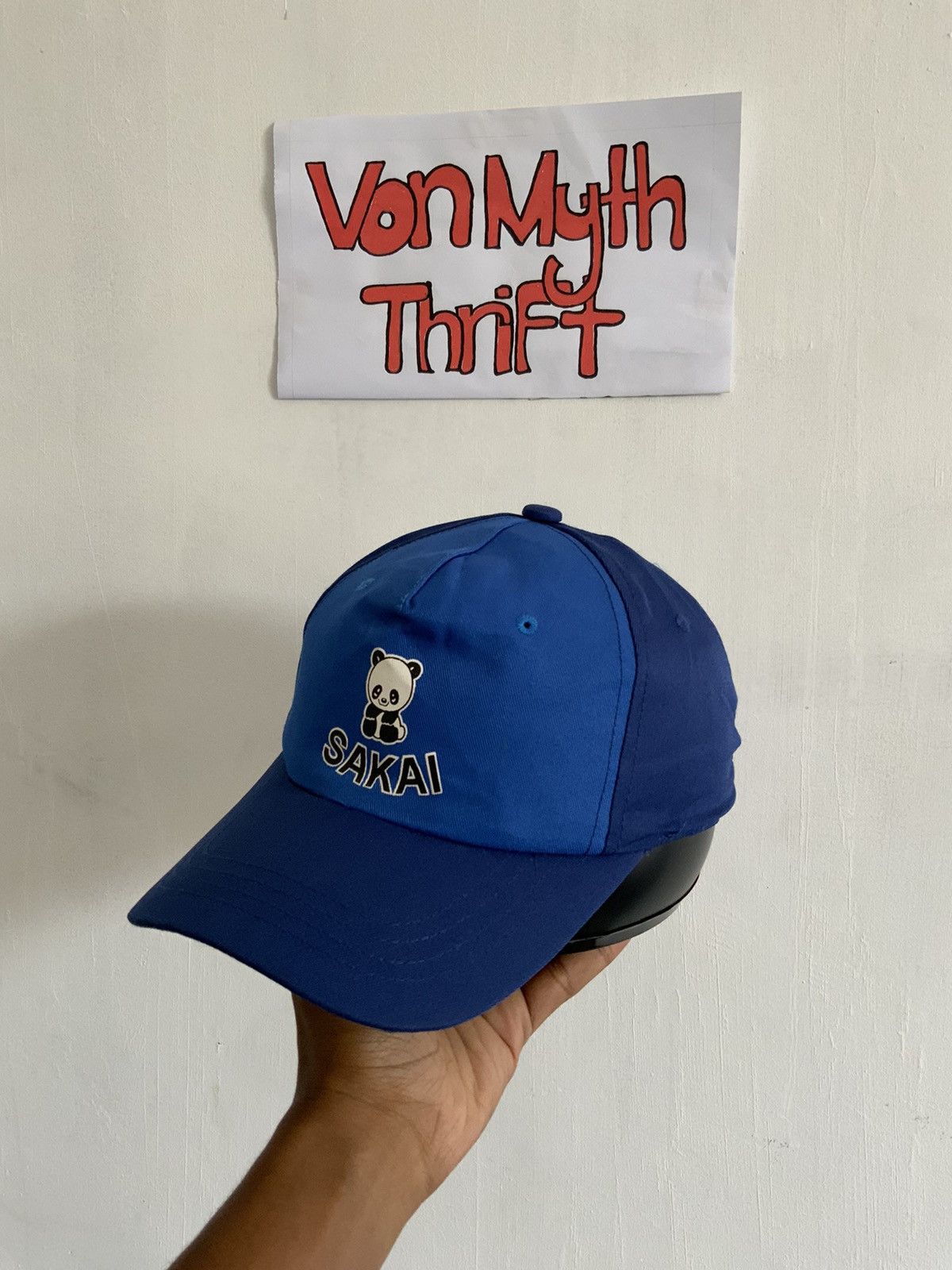 Japanese Brand Sakai Panda Indigo Mizuno Japan Trucker Hat Size ONE SIZE - 1 Thumbnail