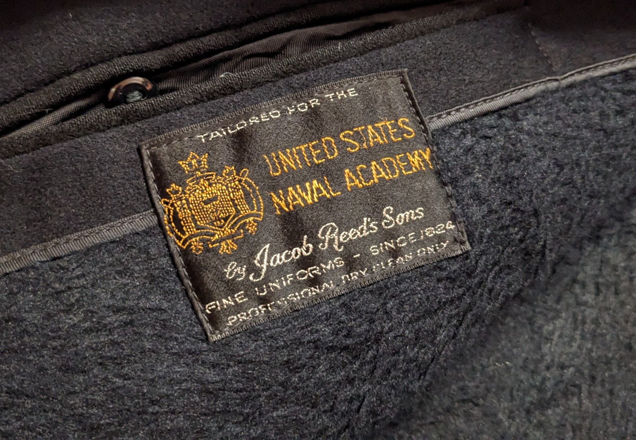 Vintage Vintage 70s Peacoat US Naval Academy Size US M / EU 48-50 / 2 - 3 Thumbnail
