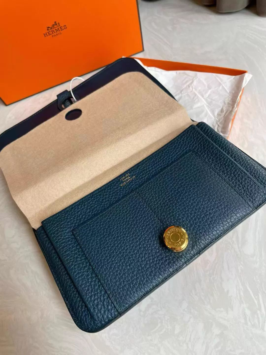Hermes Hermès Dogon Duo Wallet Mint Condition N Stamp With Box Size ONE SIZE - 4 Thumbnail