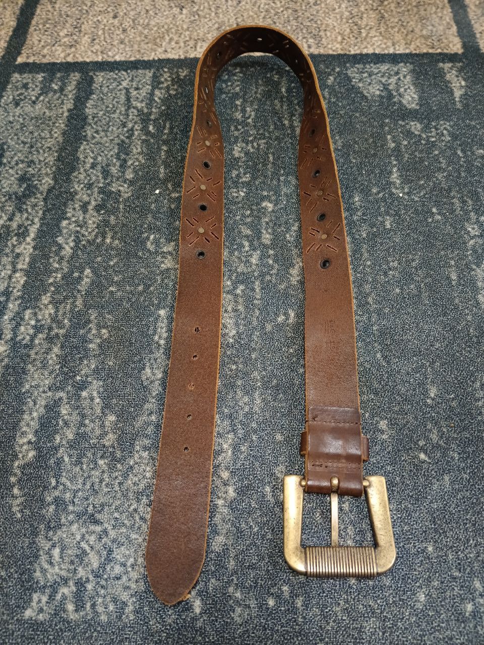 Dolce & Gabbana 0G🔥D&G STUDDED LETHER BELT(SIZE 31-35 INCH) Size ONE SIZE - 4 Thumbnail