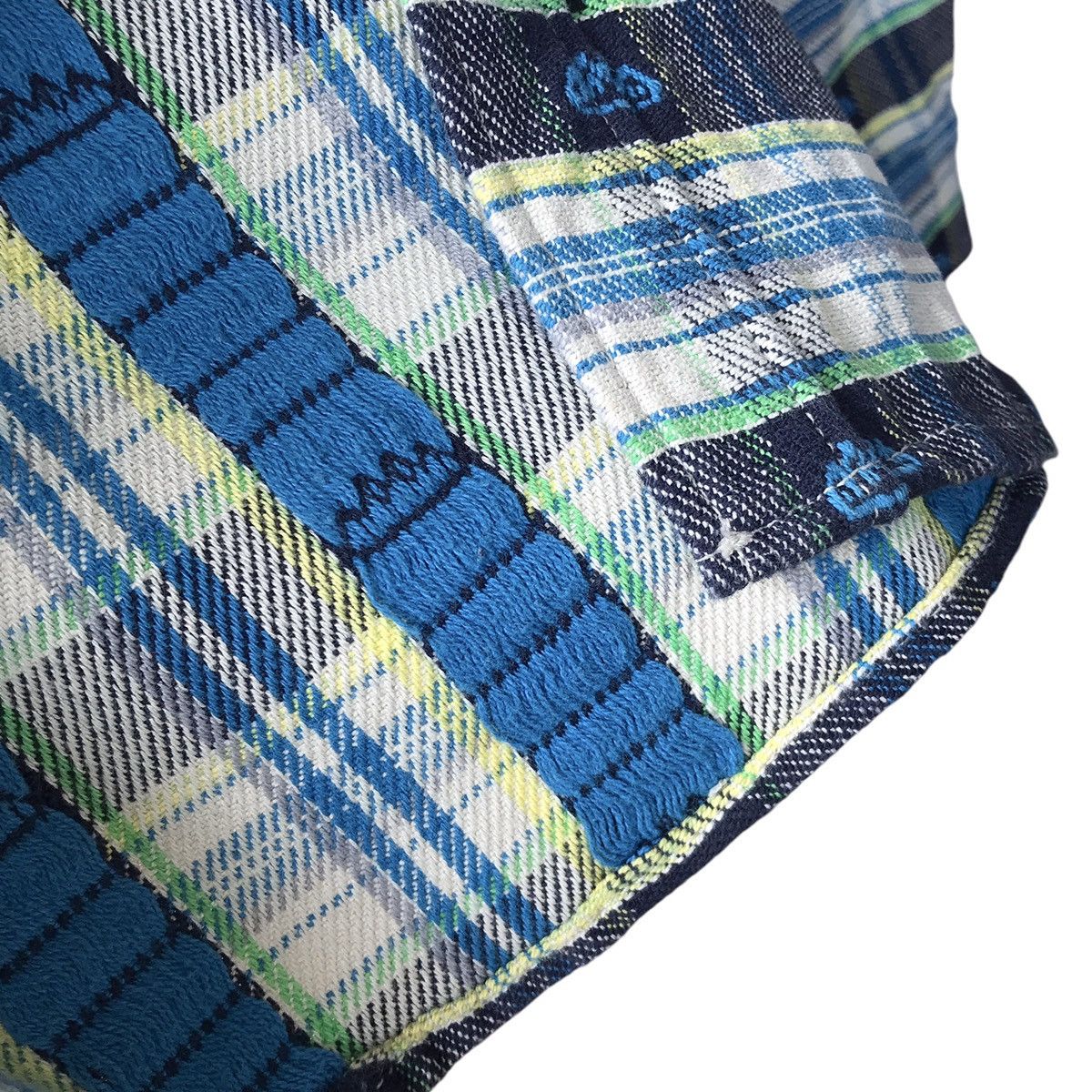 Ne-Net Japan Issey Miyake Design Embroidery Flannel Shirt