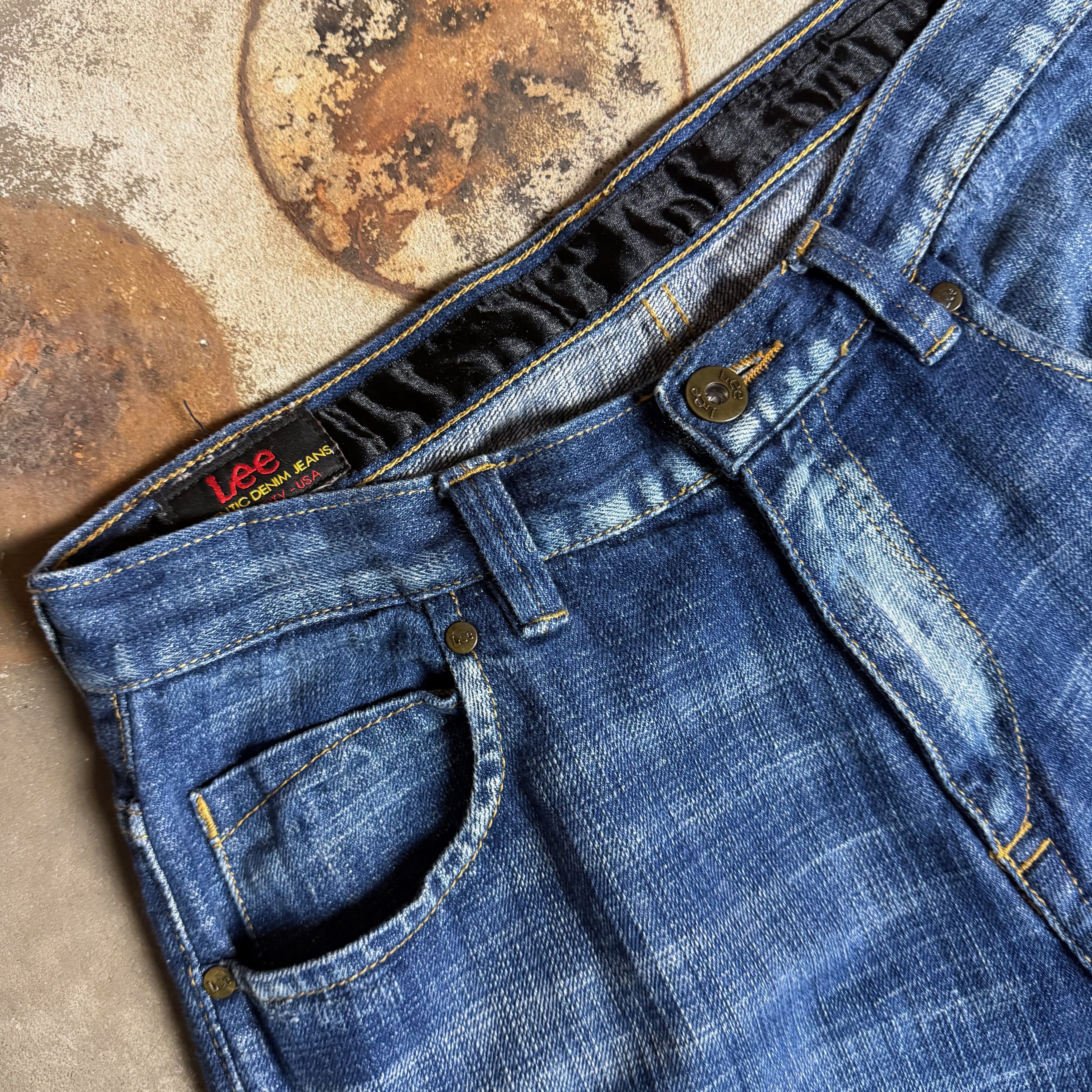 Lee Lee NYC Denim Jeans – Made in USA – Vintage 90s/00s Size US 34 / EU 50 - 3 Thumbnail