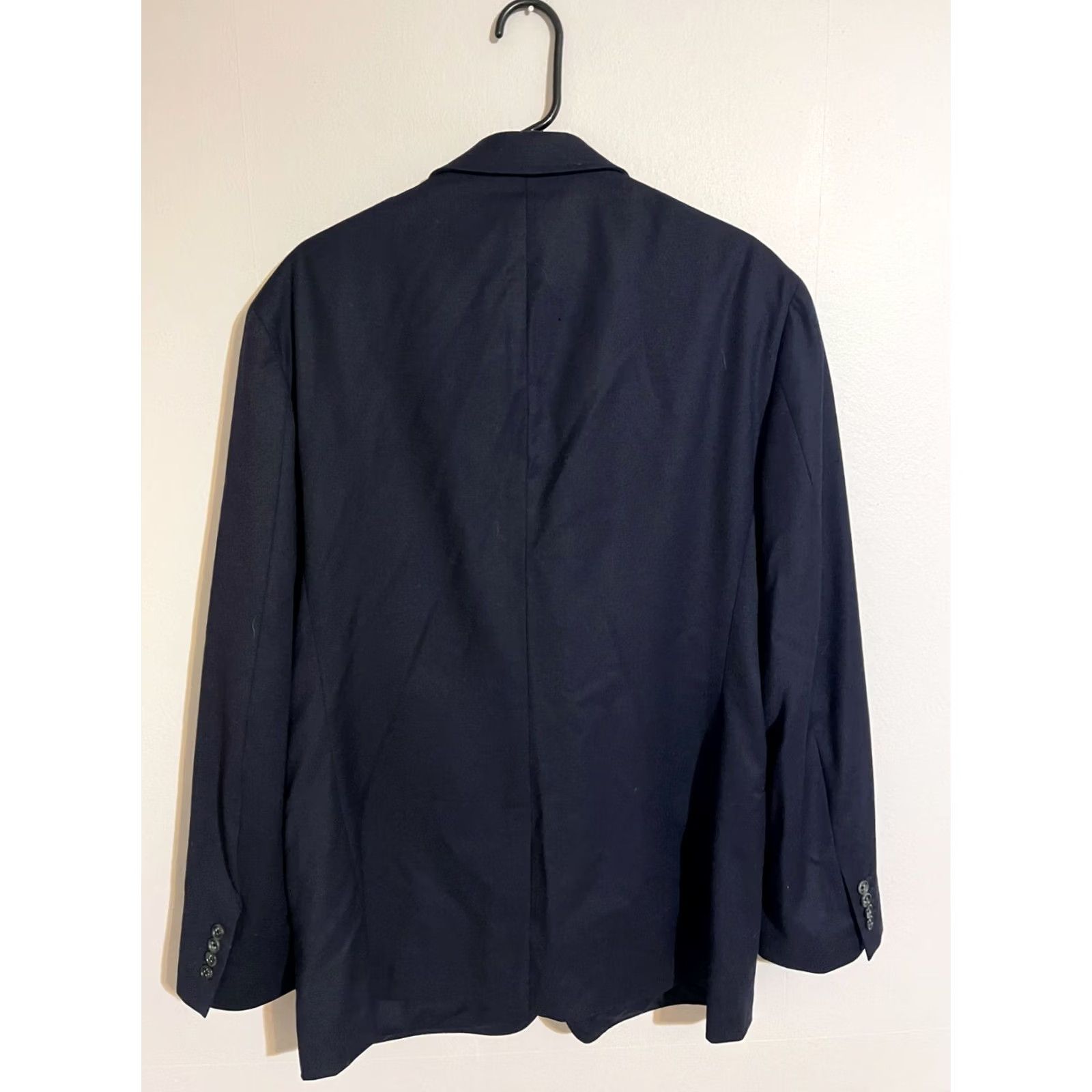 Polo Ralph Lauren VINTAGE Polo Ralph Lauren Jacket Blazer Coat - Navy Wool Made in Italy - Men's XL Size US XL / EU 56 / 4 - 4 Thumbnail