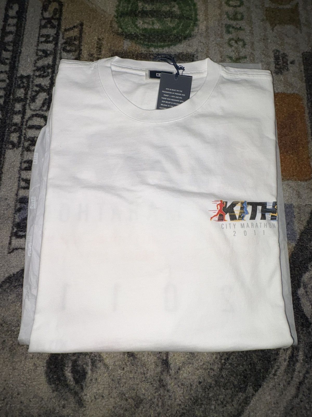 Kith Kith City Marathon Vintage Tee White Size US L / EU 52-54 / 3 - 2 Thumbnail