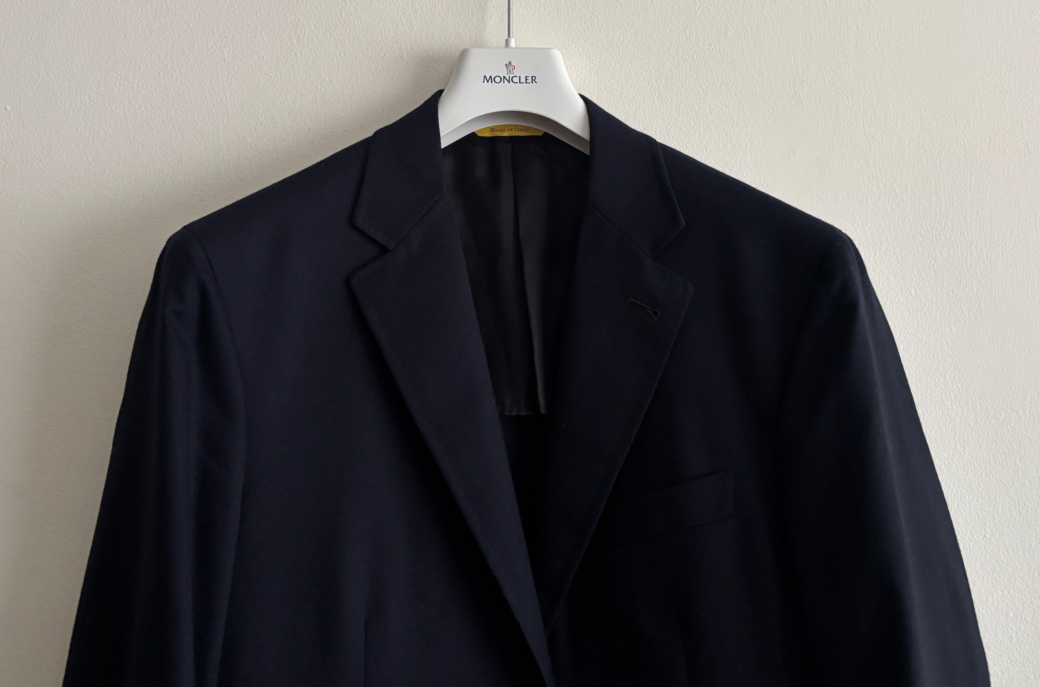 Canali $1825 Kei Unstructured Navy Wool Sport Coat/ Blazer - 44 Size 44R - 3 Thumbnail