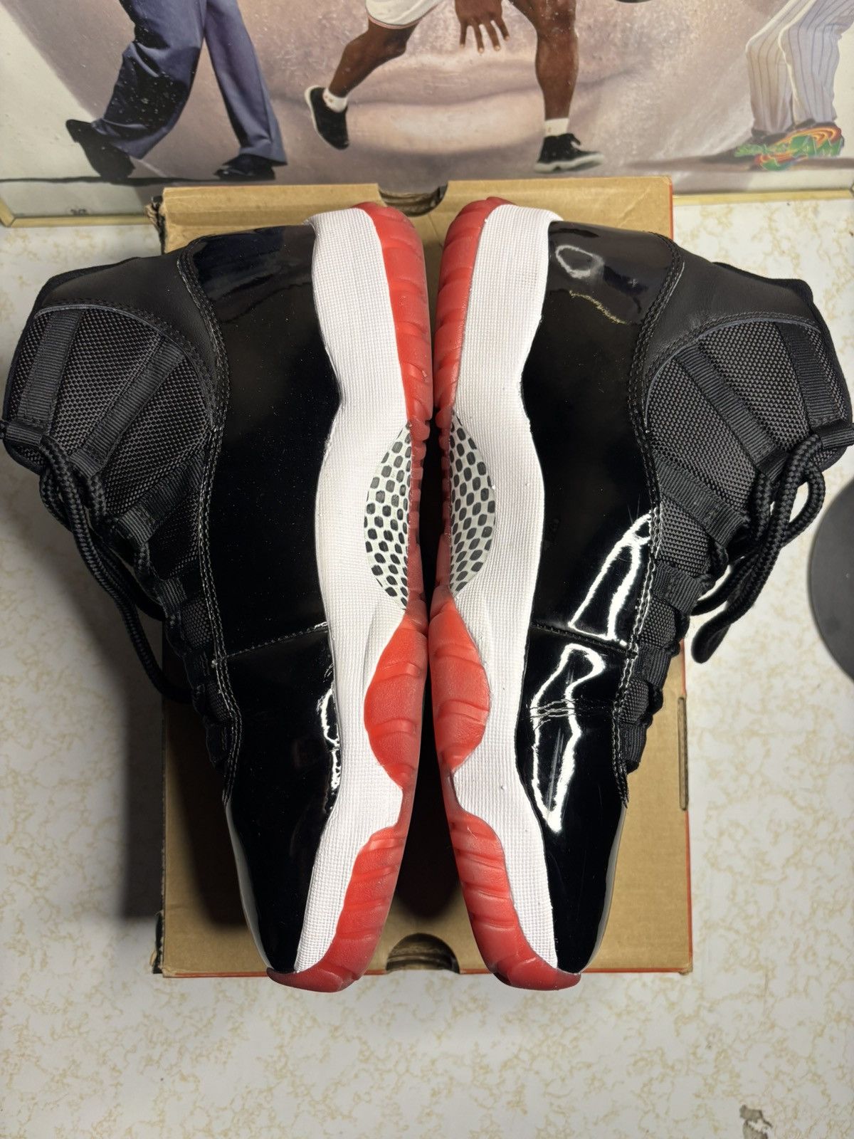 Jordan Brand Air Jordan 11 Bred 2019 Size US 10 / EU 43 - 3 Thumbnail