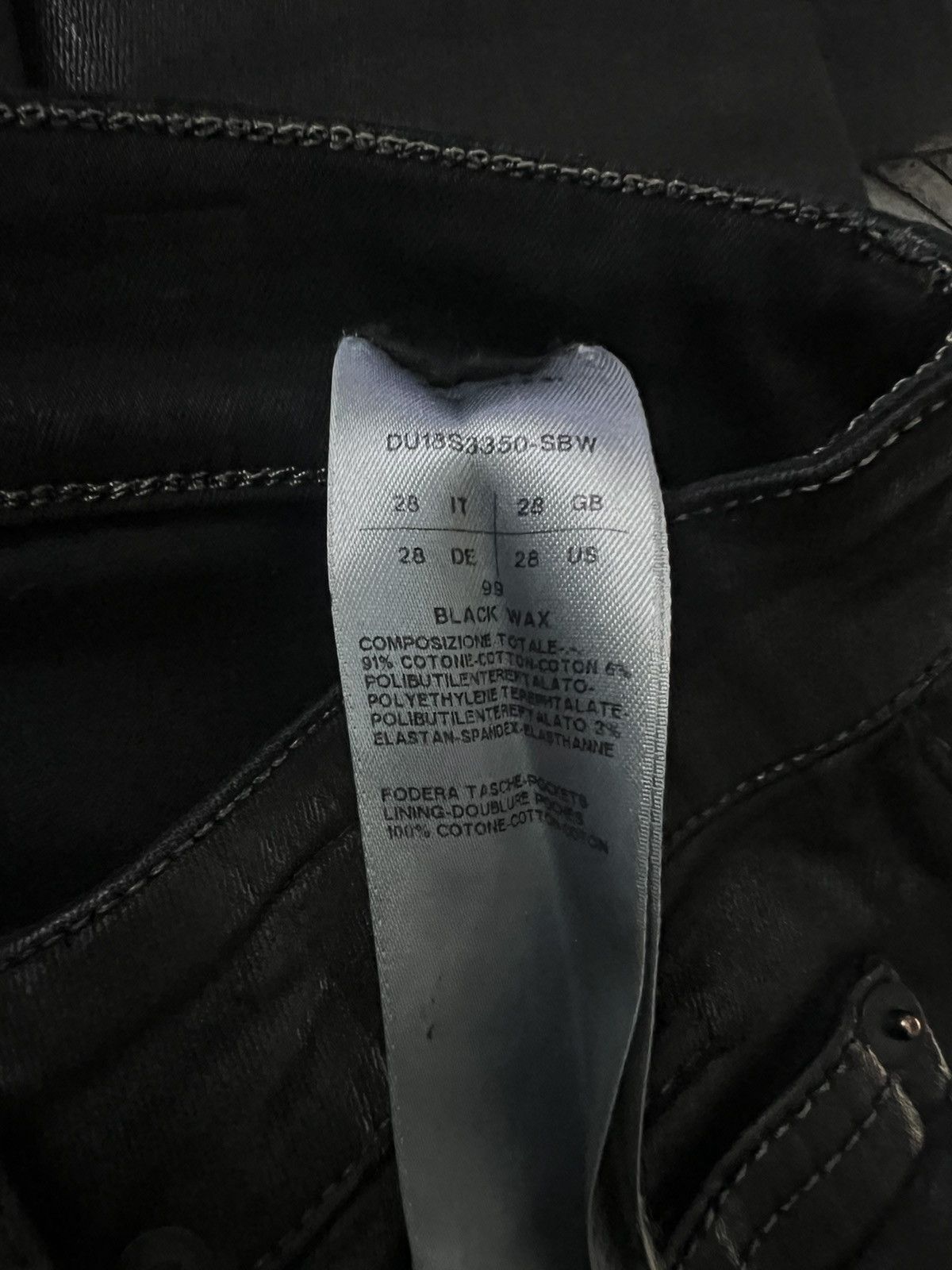 Rick Owens 2018 Black Wax Detroit jeans Size US 28 / EU 44 - 5 Thumbnail