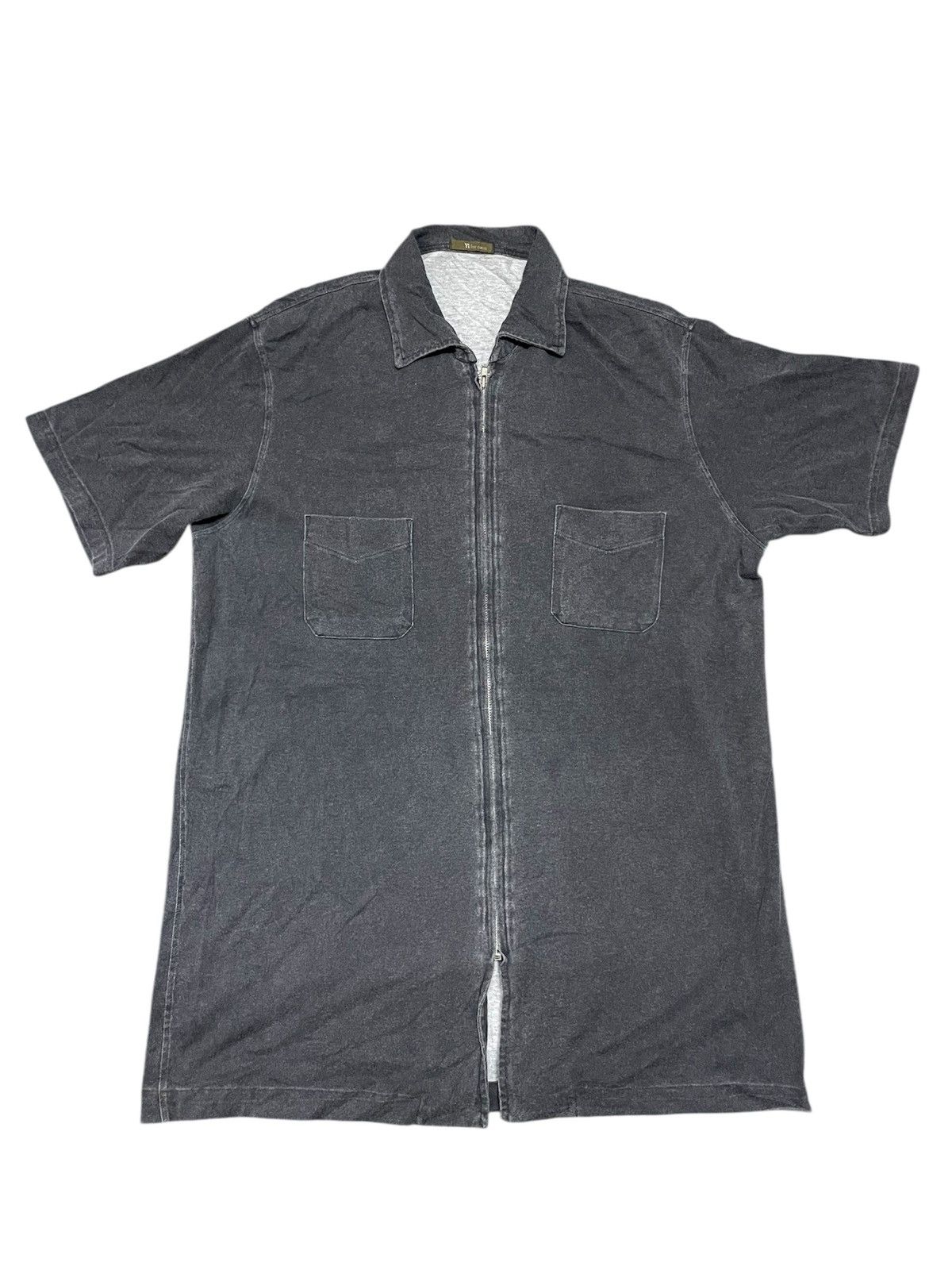 Yohji Yamamoto Vintage Yohji Yamamoto Zipper Shirt Size US L / EU 52-54 / 3 - 1 Thumbnail