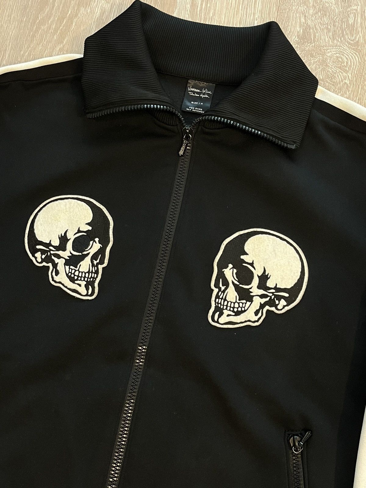 Number (N)ine SS04 Dream Baby Dream Double Skull Track Jacket Size US XL / EU 56 / 4 - 3 Thumbnail