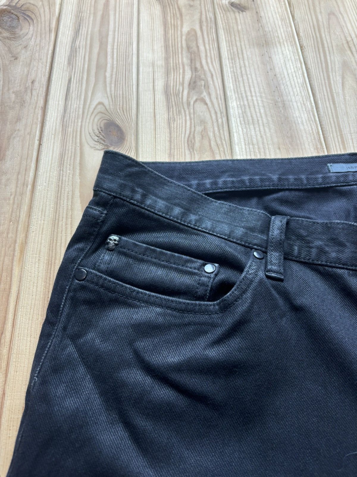 John Varvatos Jeans John Varvatos Star USA Bowery Slim Fit Black Size US 33 - 3 Thumbnail