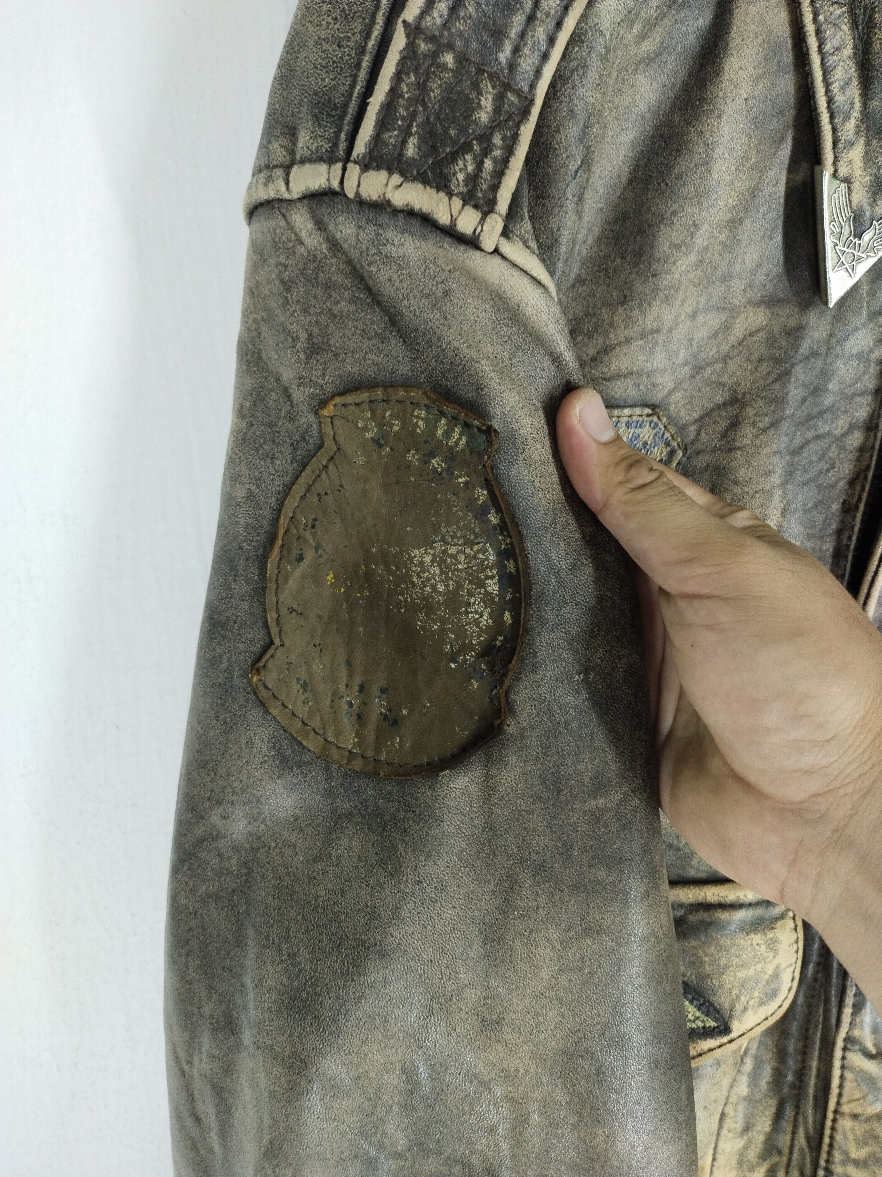 Leather Vtg Aviation Type A-2 Aviation Air Command Leather Jacket Size US M / EU 48-50 / 2 - 10 Thumbnail