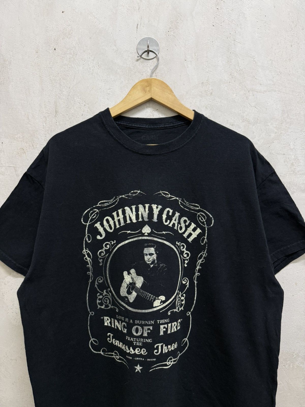Band Tees 2000s Johnny Cash Solo Singer Shirt Size US L / EU 52-54 / 3 - 2 Thumbnail