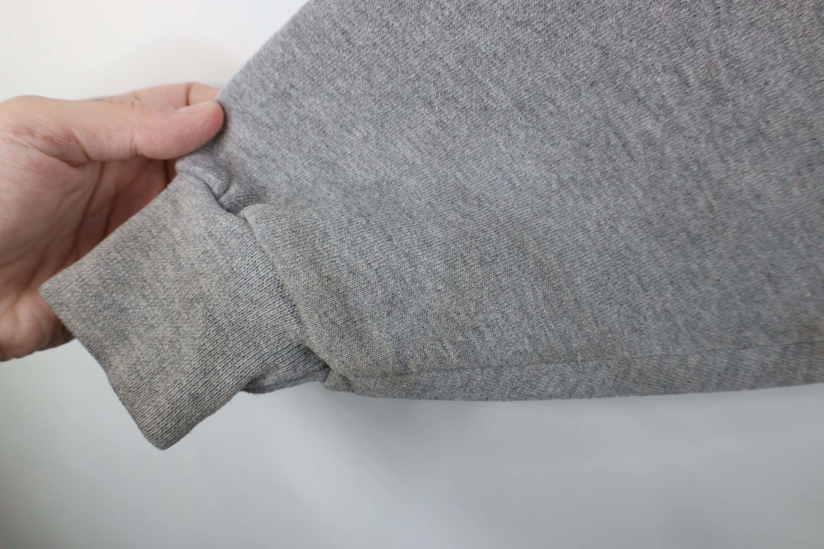 Vintage Vintage 90s Streetwear Blank Heavy Crewneck Sweatshirt Gray Size US XXL / EU 58 / 5 - 9 Thumbnail