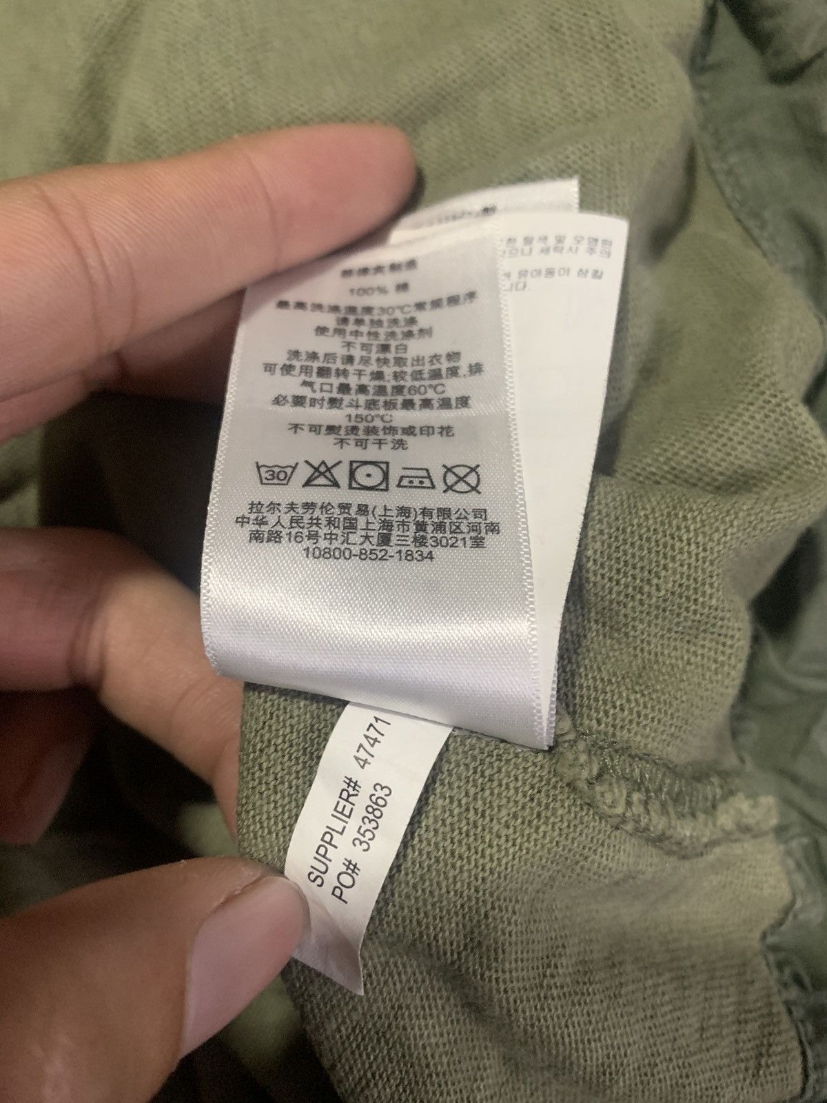 Polo Ralph Lauren Ralph Lauren Henley Post Patch Military Issue Size US M / EU 48-50 / 2 - 10 Thumbnail