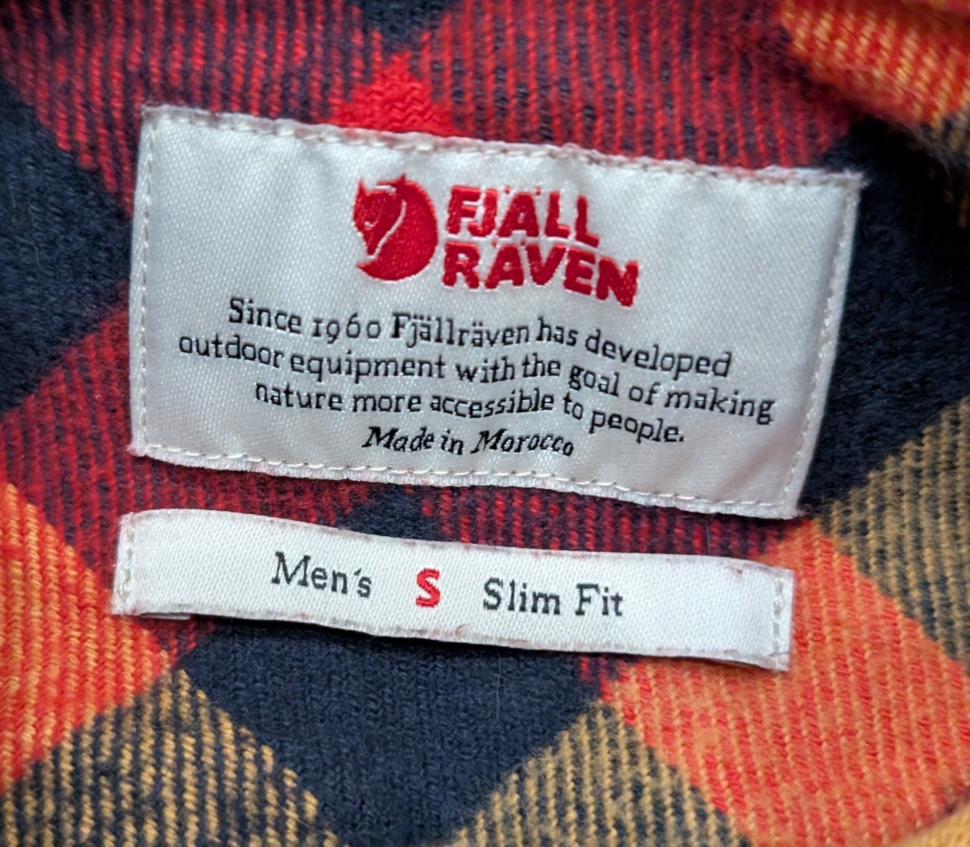 Fjallraven Fjallraven Skog Flannel Shirt Slim Fit Made in Morocco Size US S / EU 44-46 / 1 - 3 Thumbnail