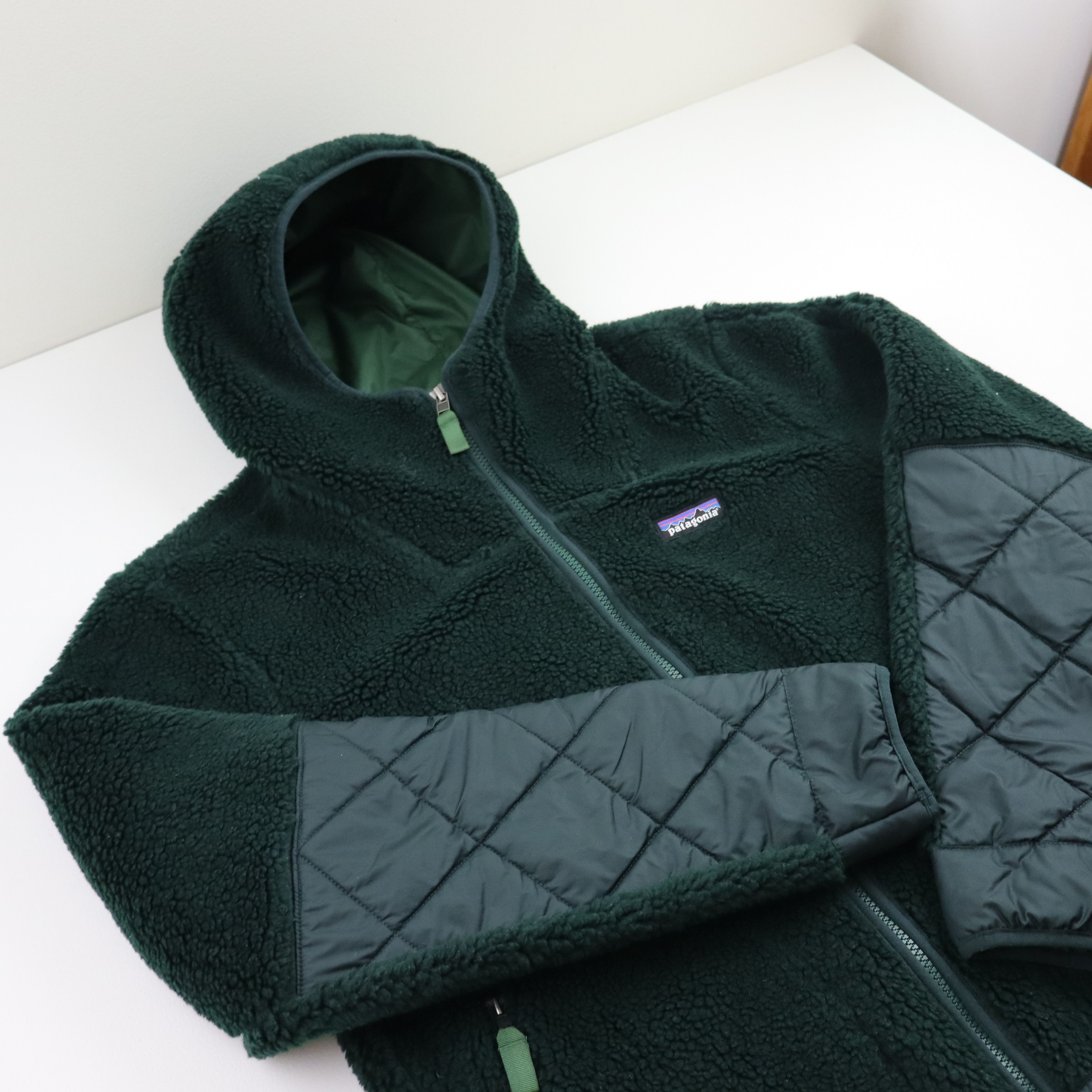 Arc'teryx × Patagonia Patagonia Rhythm Deep Pile Retro X Fleece Hoody Jacket Green Size US S / EU 44-46 / 1 - 3 Thumbnail