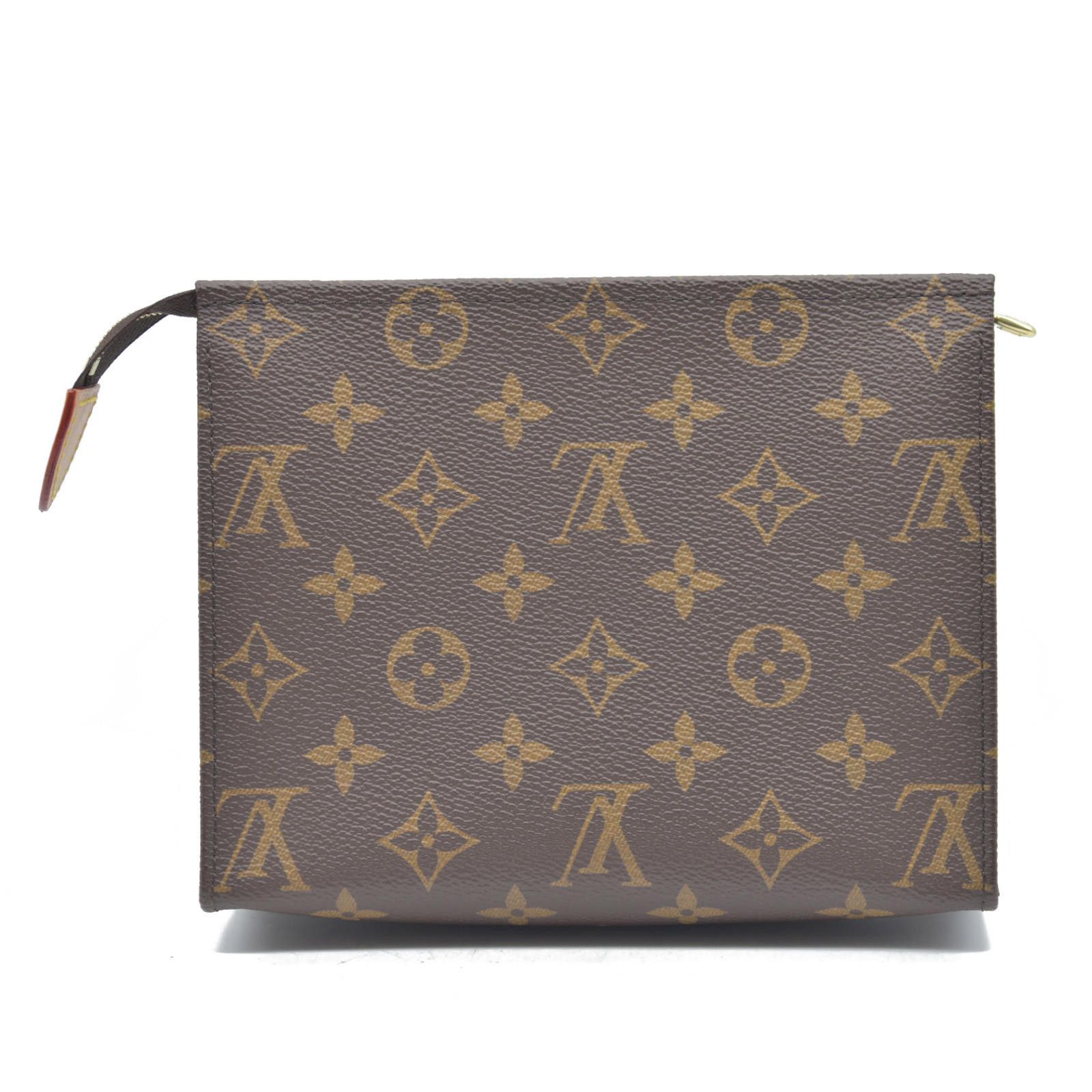 Louis Vuitton $885 Louis Vuitton Monogram Toiletry Pouch 19 Red RFID Size ONE SIZE - 1 Thumbnail