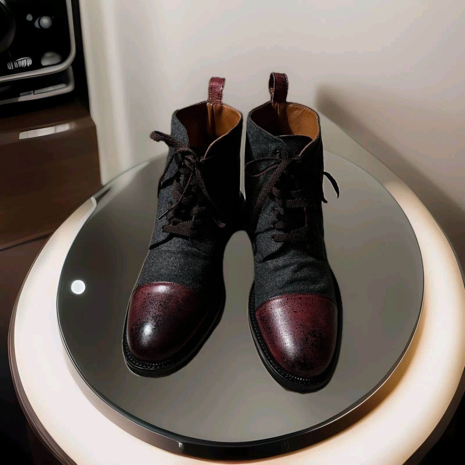 TAFT Brand New TAFT Shoes in Brown Gray Size 11 Size US 11 / EU 44 - 1 Thumbnail