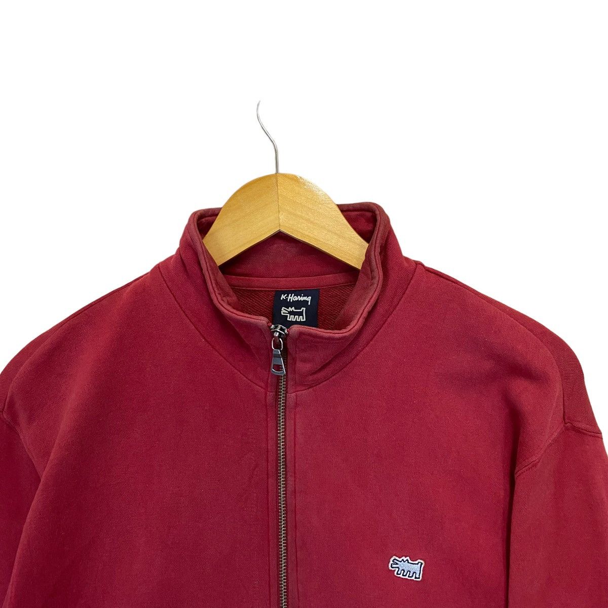 Japanese Brand Keith Haring Small Logo Embroidered Fullzip Sweatshirt Sz M Size US M / EU 48-50 / 2 - 4 Thumbnail