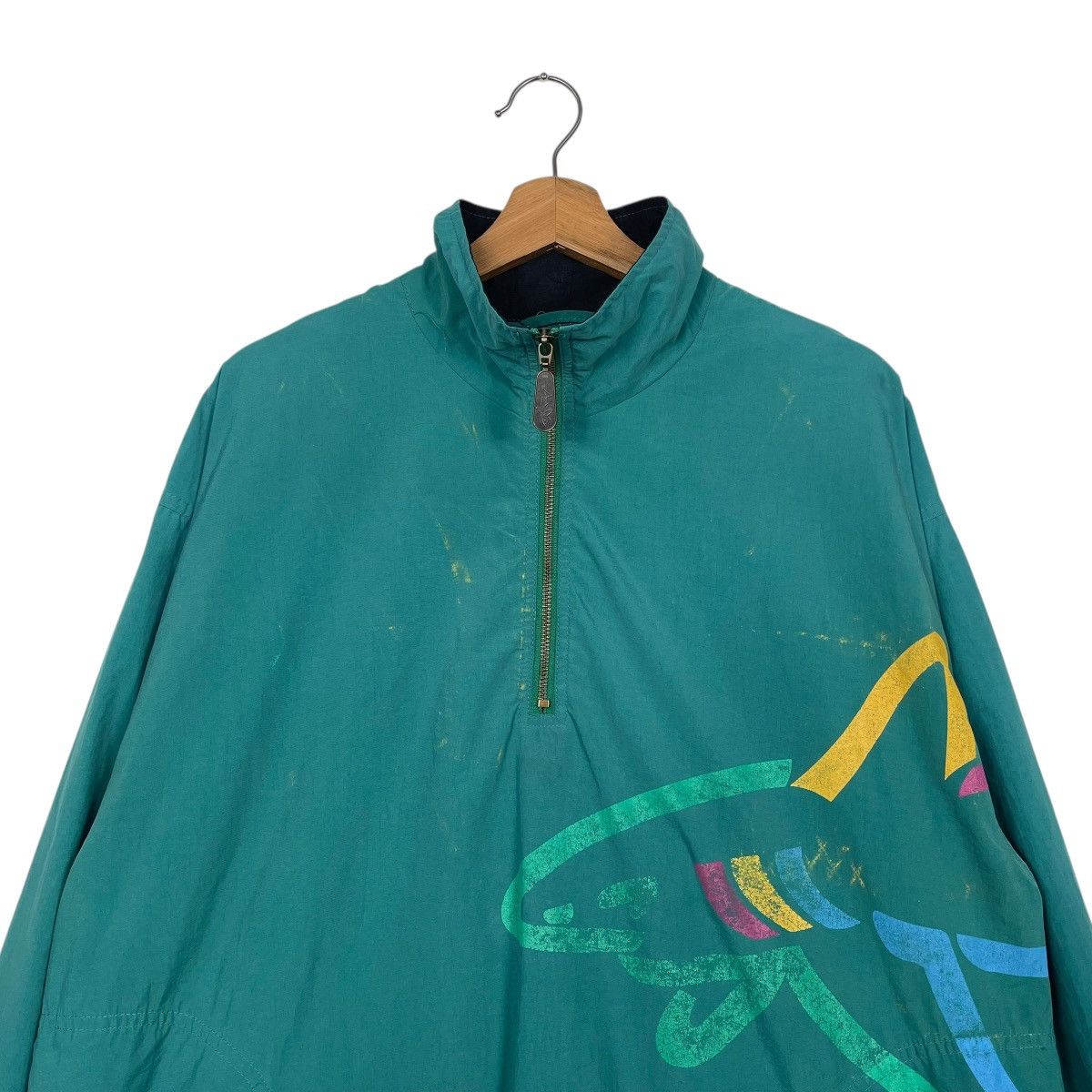Japanese Brand Vintage 90s Greg Norman Surfing Halfzip Light Jacket Size US S / EU 44-46 / 1 - 2 Thumbnail