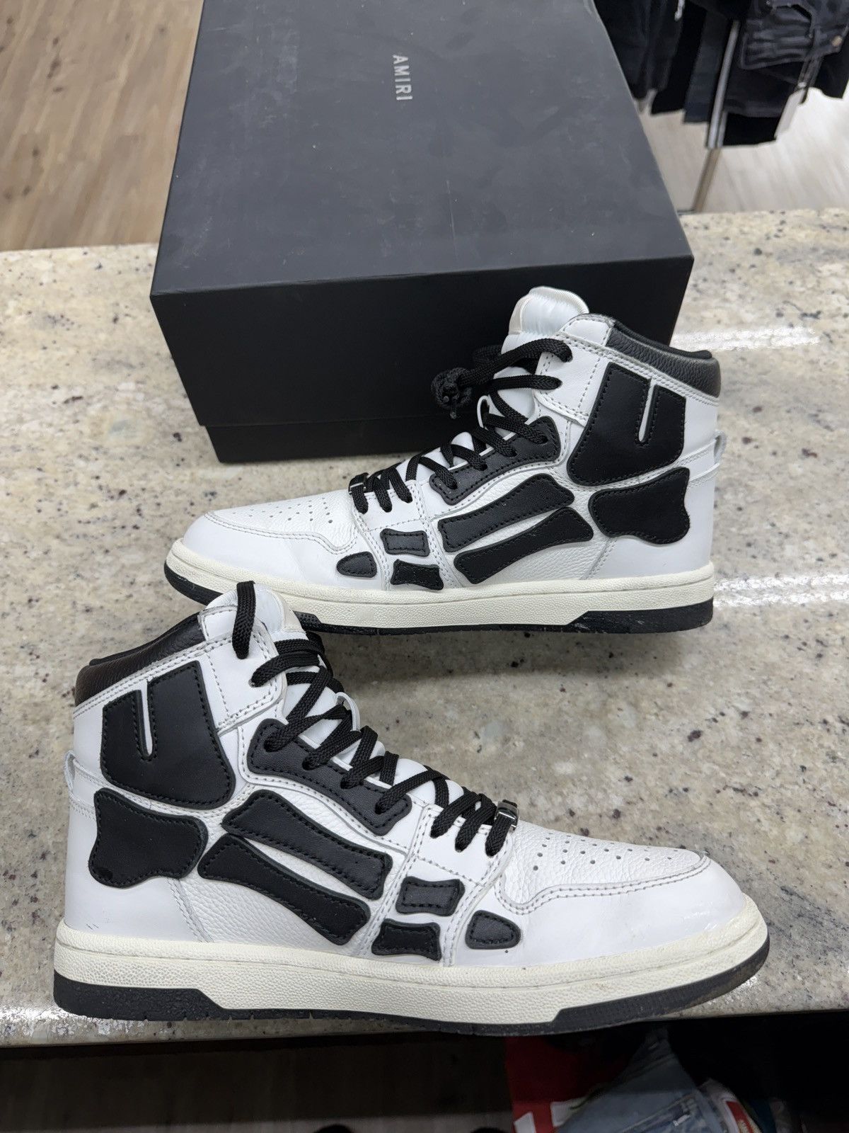 Amiri Amiri Skeleton Hightop Sneakers Size US 9 / EU 42 - 2 Thumbnail