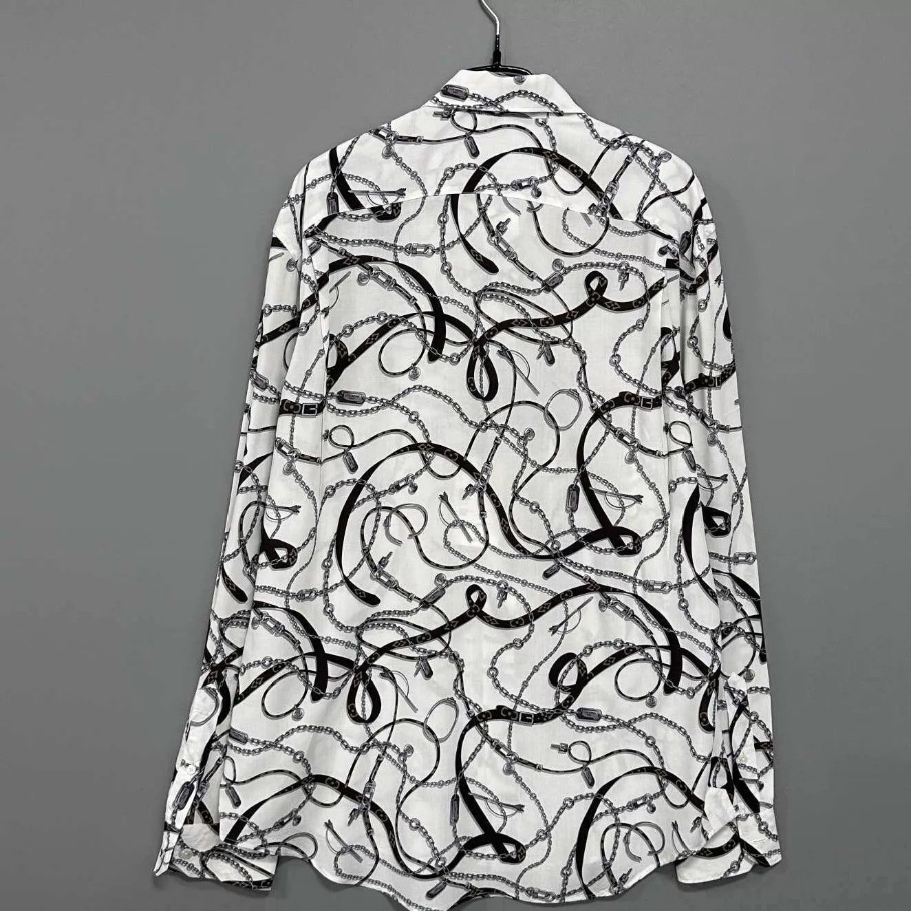 Louis Vuitton LV Monogram Chain Shirt 95 New Size L Size US L / EU 52-54 / 3 - 3 Thumbnail