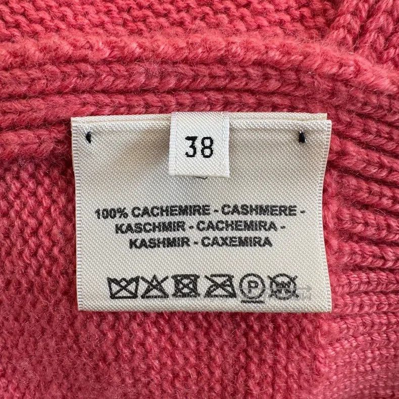 Hermes Hermes Colorless V neck long sleeve cashmere sweater Size XS / US 0-2 / IT 36-38 - 8 Thumbnail