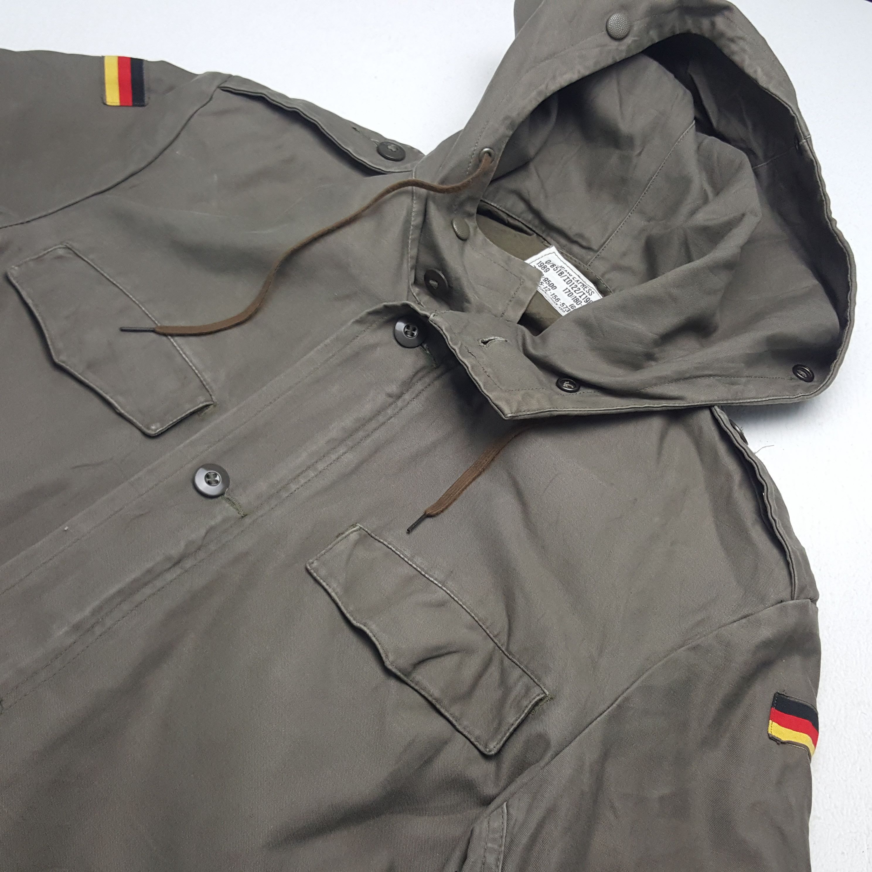 Vintage Vintage Jean Express Germany Military Army Hoodies Jacket Size US L / EU 52-54 / 3 - 6 Thumbnail