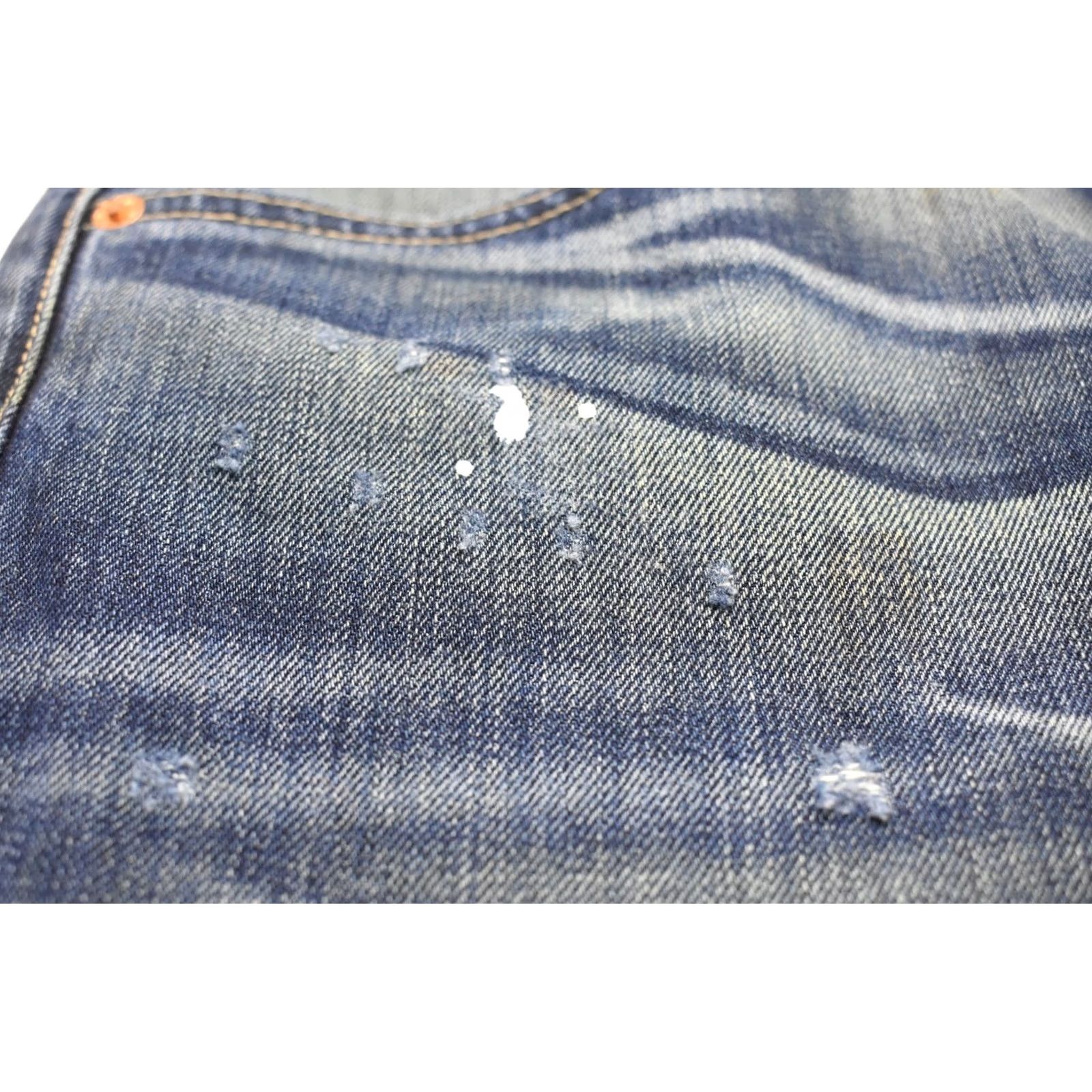 Levi's Levi'S Jeans Mens W31/L32 Men Painted Slim Fit Ripped Whiskers Faded Size US 31 - 7 Thumbnail