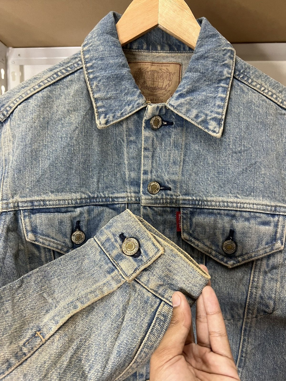 Japanese Brand Blue Way Type 3 Japanese Brand Trucker Denim Jacket Size US M / EU 48-50 / 2 - 10 Thumbnail