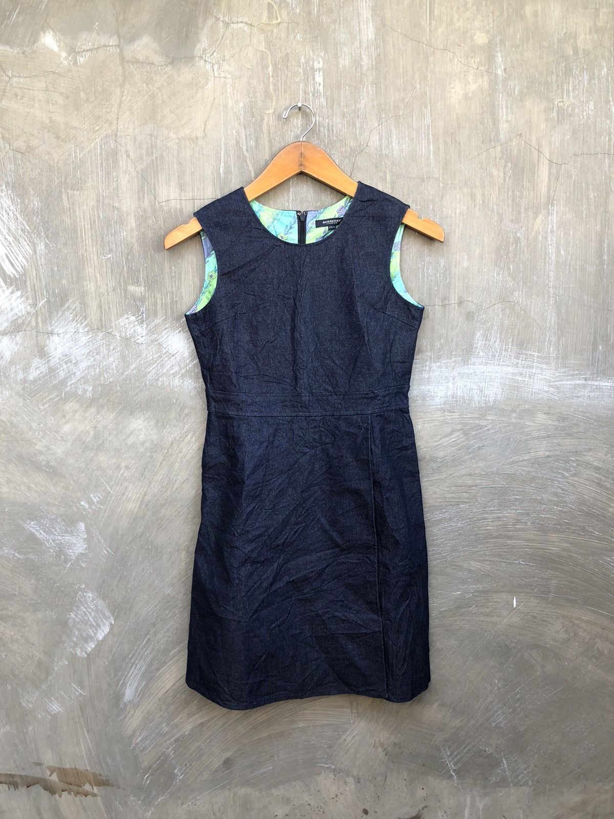 Burberry Burberry Denim Midi Dress Size S / US 4 / IT 40 - 1 Thumbnail