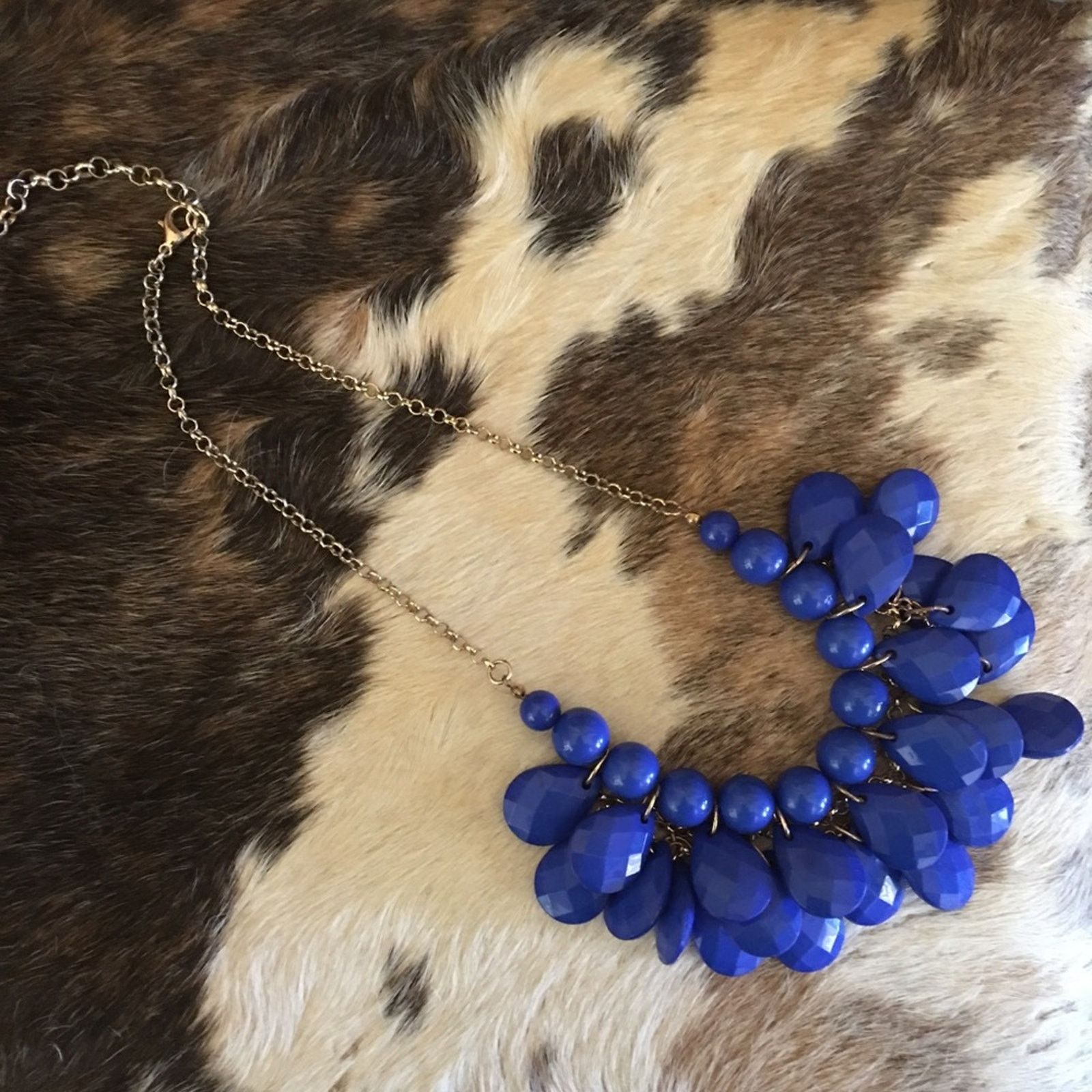Jewelry Royal blue multi layer beaded necklace Size ONE SIZE - 5 Thumbnail