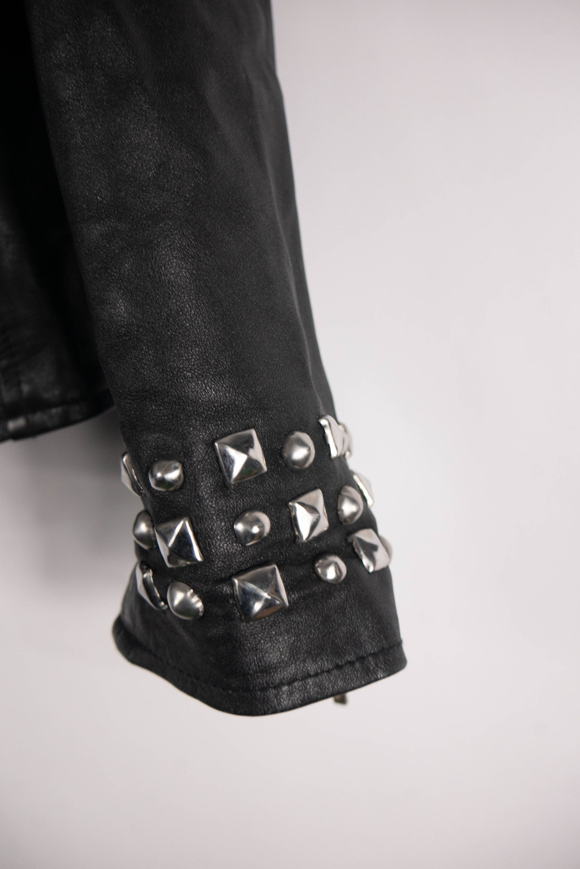 Genuine Leather × Japanese Brand Studded leather biker jacket vintage punk rock and roll Size US M / EU 48-50 / 2 - 7 Thumbnail