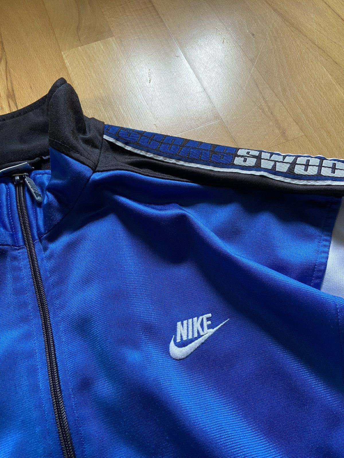 Nike Vintage Nike Swoosh Zip Hoodie, blue Size US L / EU 52-54 / 3 - 6 Thumbnail