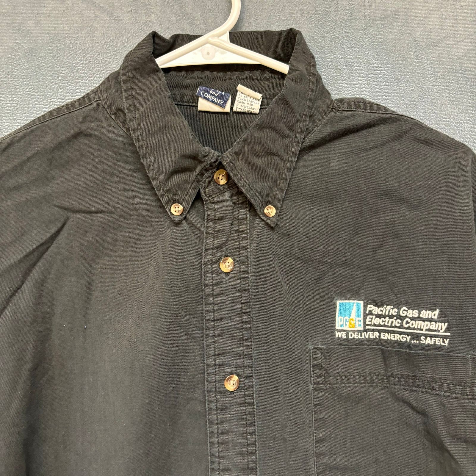 Other Vintage Port & Company PG&E Shirt Utility Button Down XL Size US XL / EU 56 / 4 - 8 Thumbnail