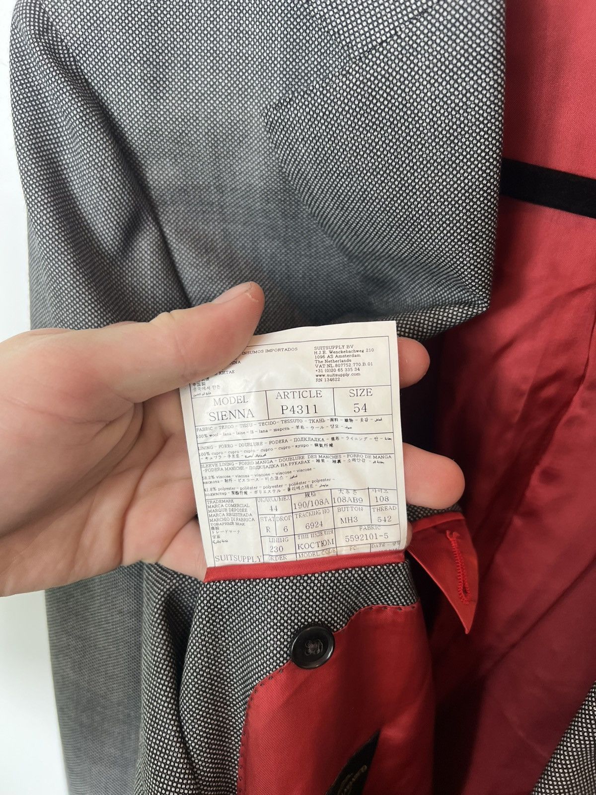 Suitsupply Vintage SuitSupply Sienna Suit Blazer and Pants 2 Piece 54R Size 54R - 7 Thumbnail