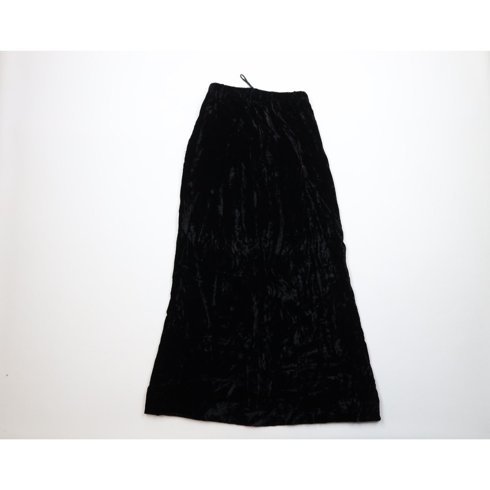 Vintage Vintage 60s 70s Crushed Velvet Velour Full Length Skirt Size 32" / US 10 / IT 46 - 1 Thumbnail