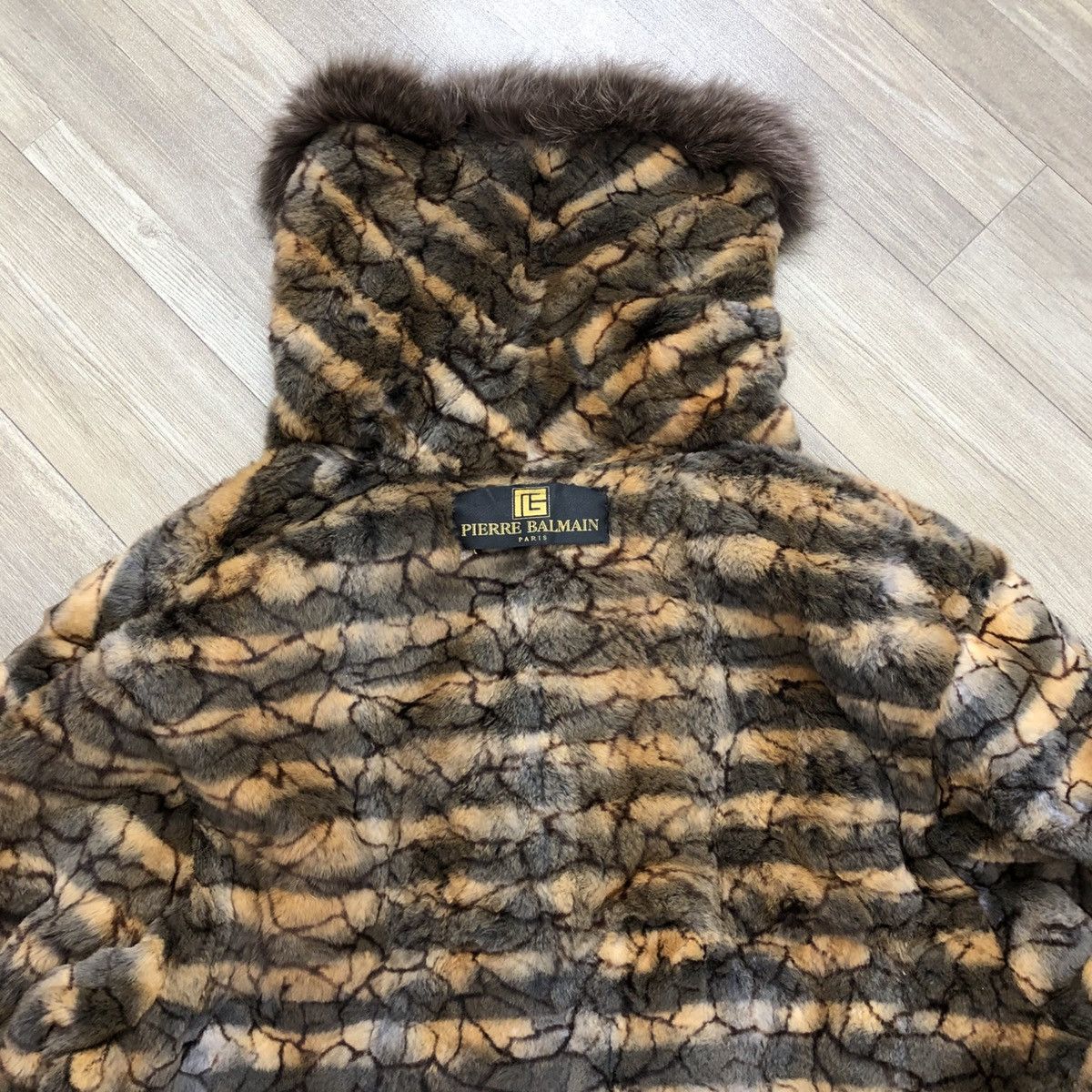 Pierre Balmain Vintage Pierre Balmain Paris Leopard Reversible Fur Jacket Size US XL / EU 56 / 4 - 12 Thumbnail