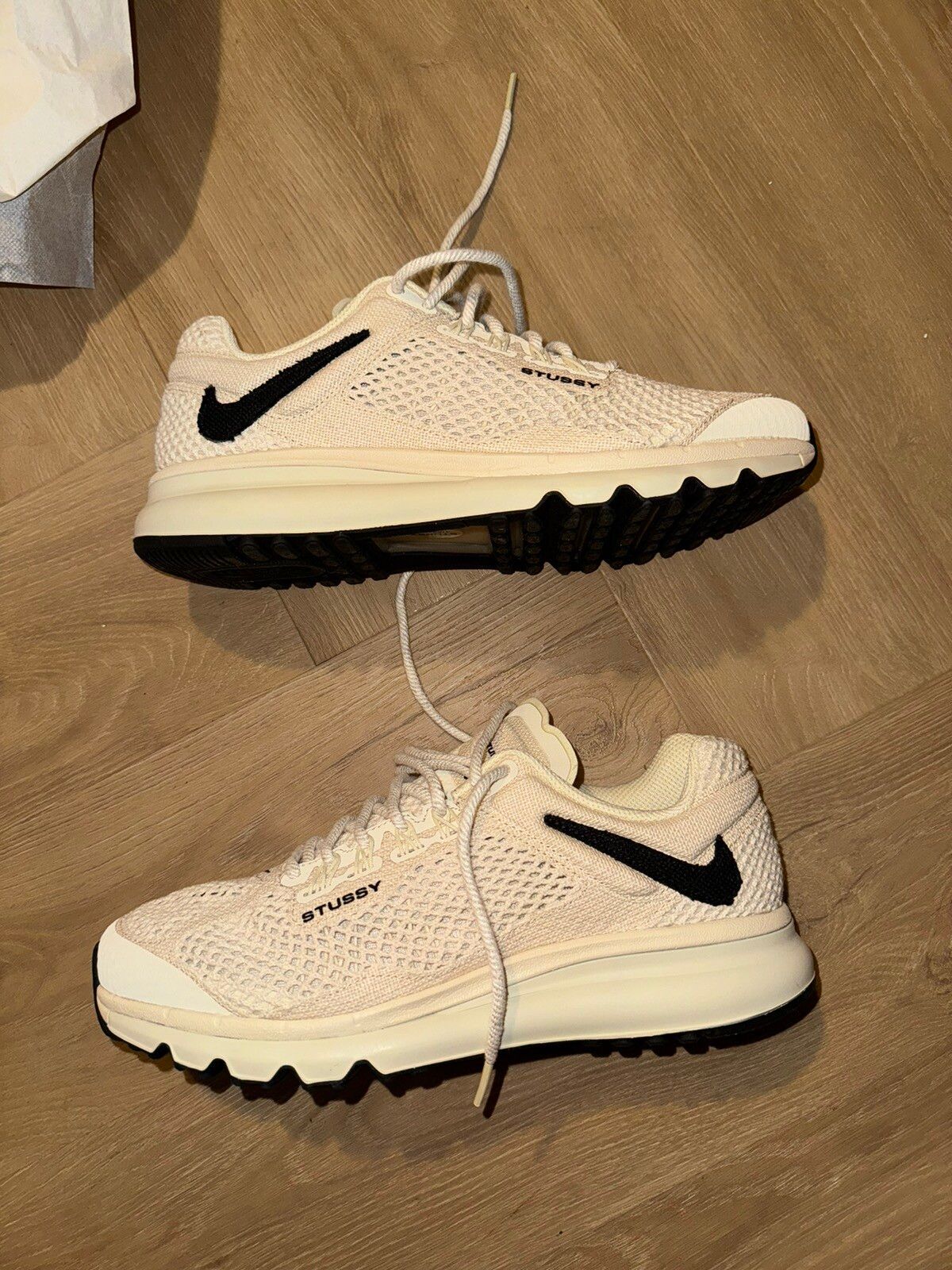 Pre-owned Nike X Stussy Nike Air Max 2013 Shoes In Fossil
