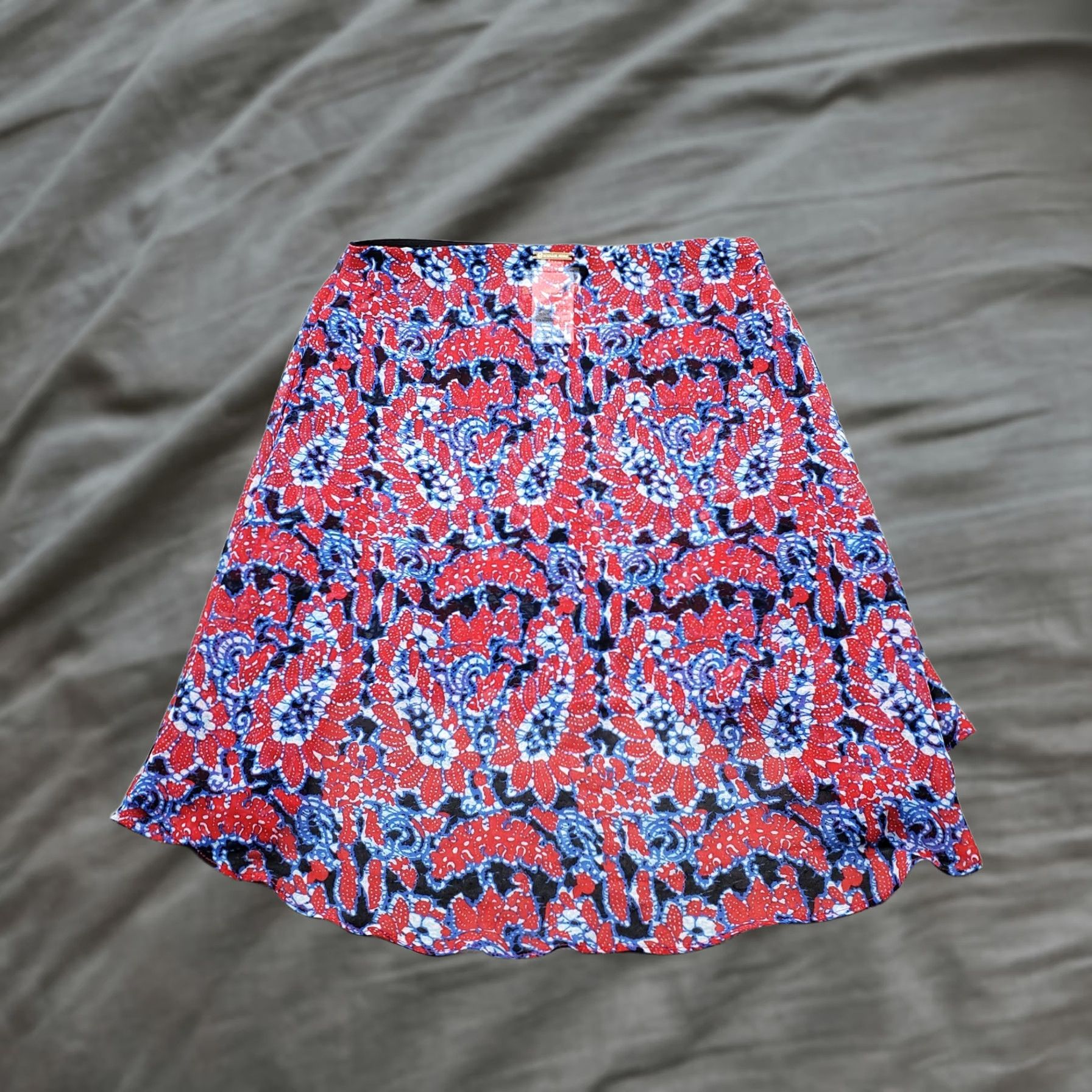 Michael Kors Michael Kors Layered Skirt Womens XS Multicolor Paisley Elastic Waistband Pull On Size 26" / US 2 / IT 38 - 1 Thumbnail