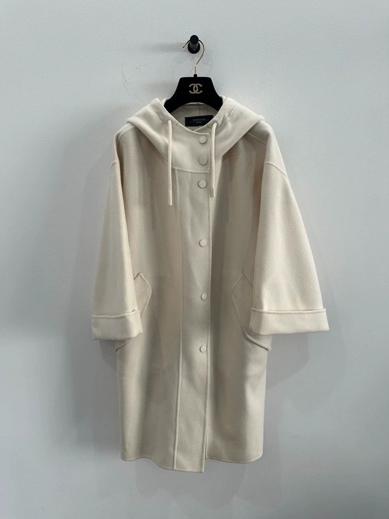 Max Mara MaxMara Weekend Wool Hooded Coat -dmc Size US XS / EU 42 / 0 - 1 Thumbnail