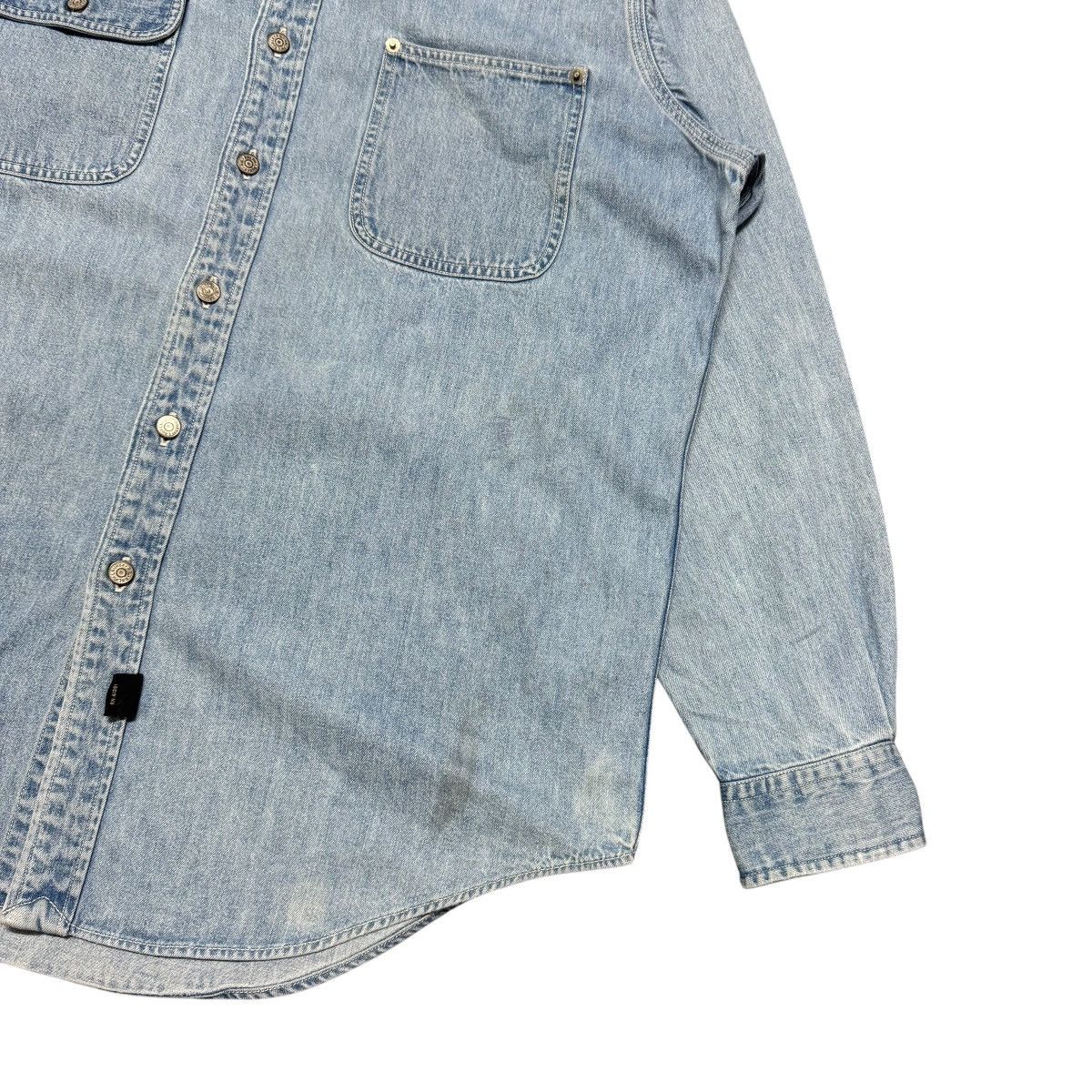 RRL Ralph Lauren Vintage RRL Ralph Lauren Denim Shirt Oversized Faded Size US L / EU 52-54 / 3 - 4 Thumbnail
